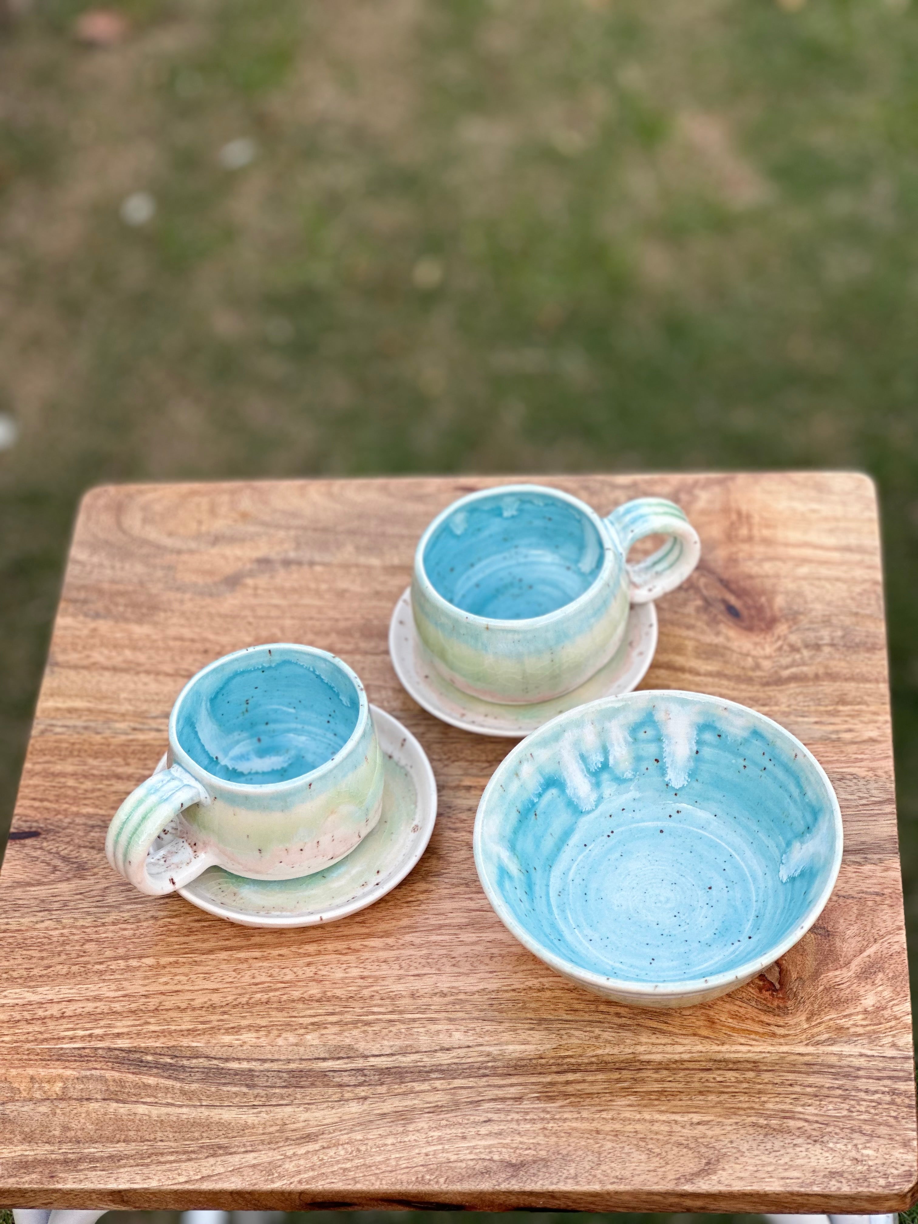 Ceramic Coffee/Tea Cup Set - Sugar Tide