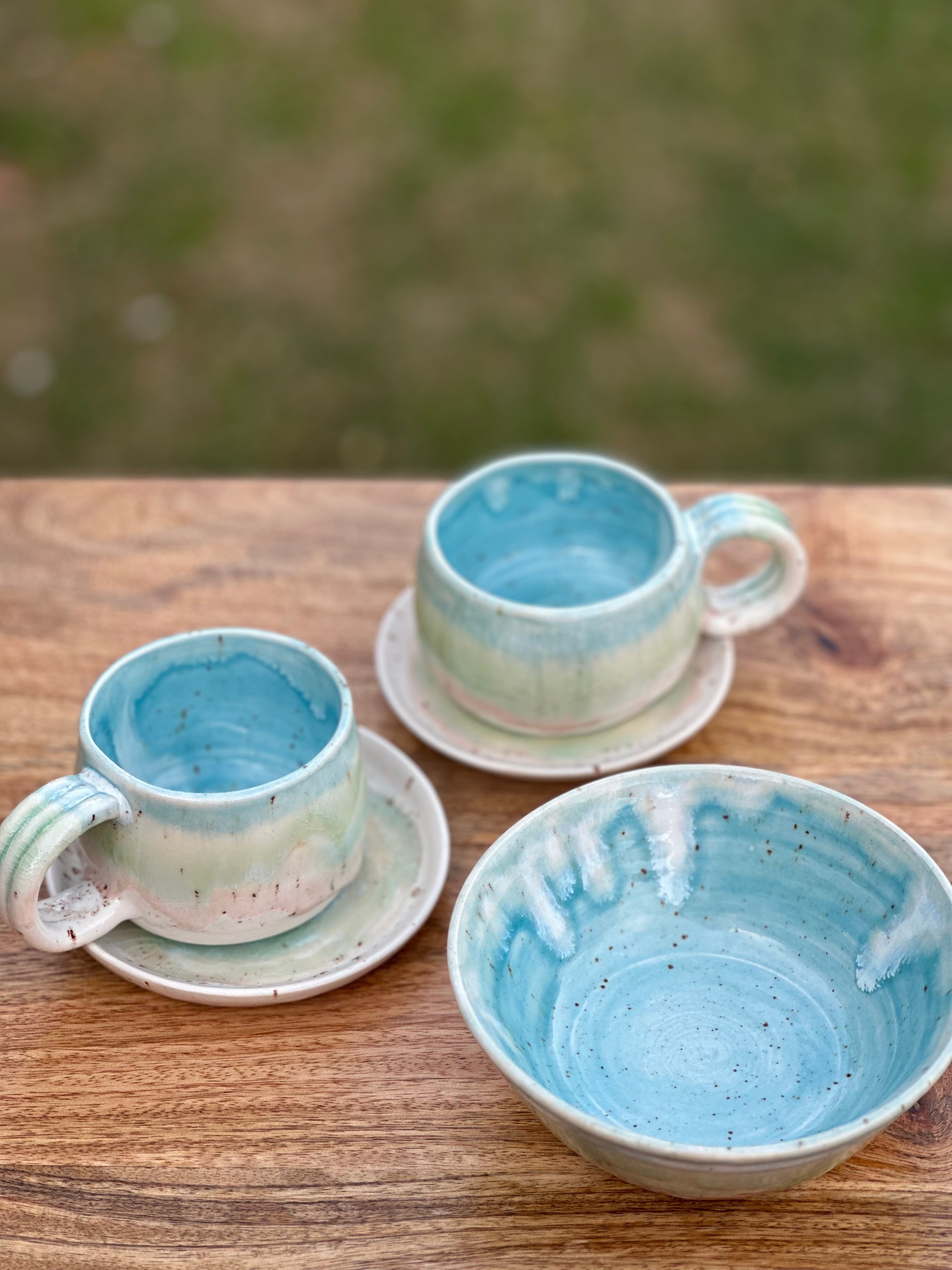 Ceramic Coffee/Tea Cup Set - Sugar Tide