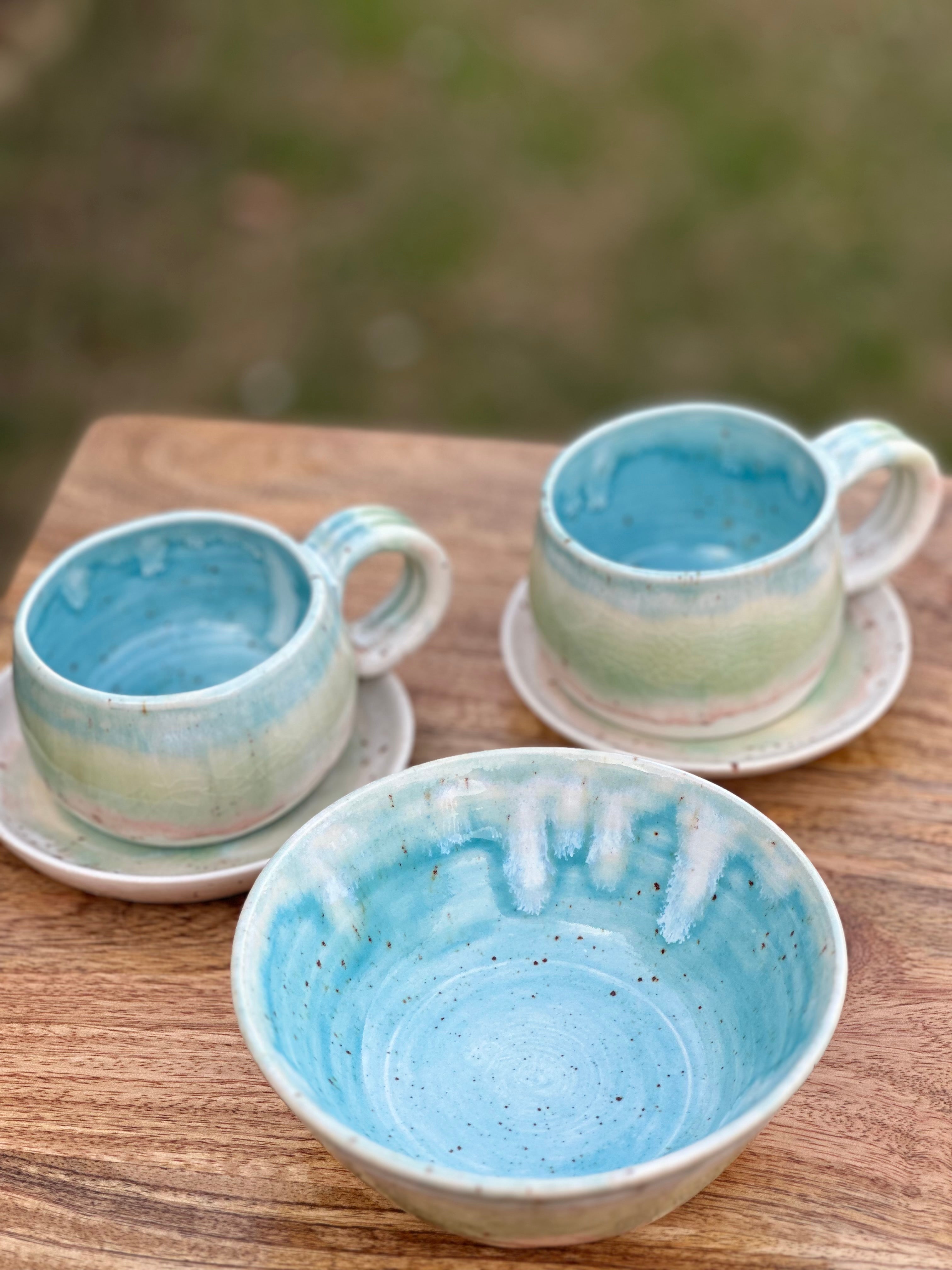 Ceramic Coffee/Tea Cup Set - Sugar Tide