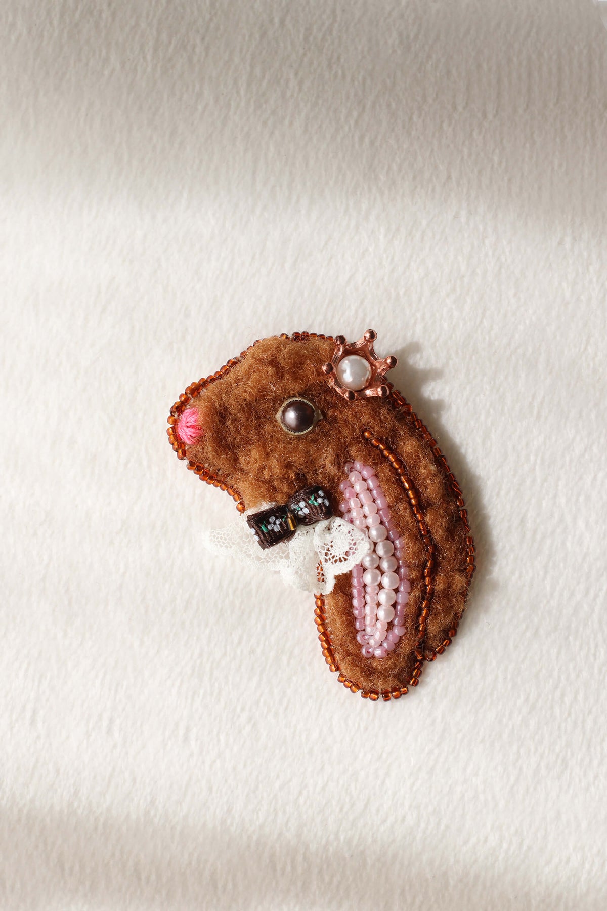 Royal Bunny Brooch