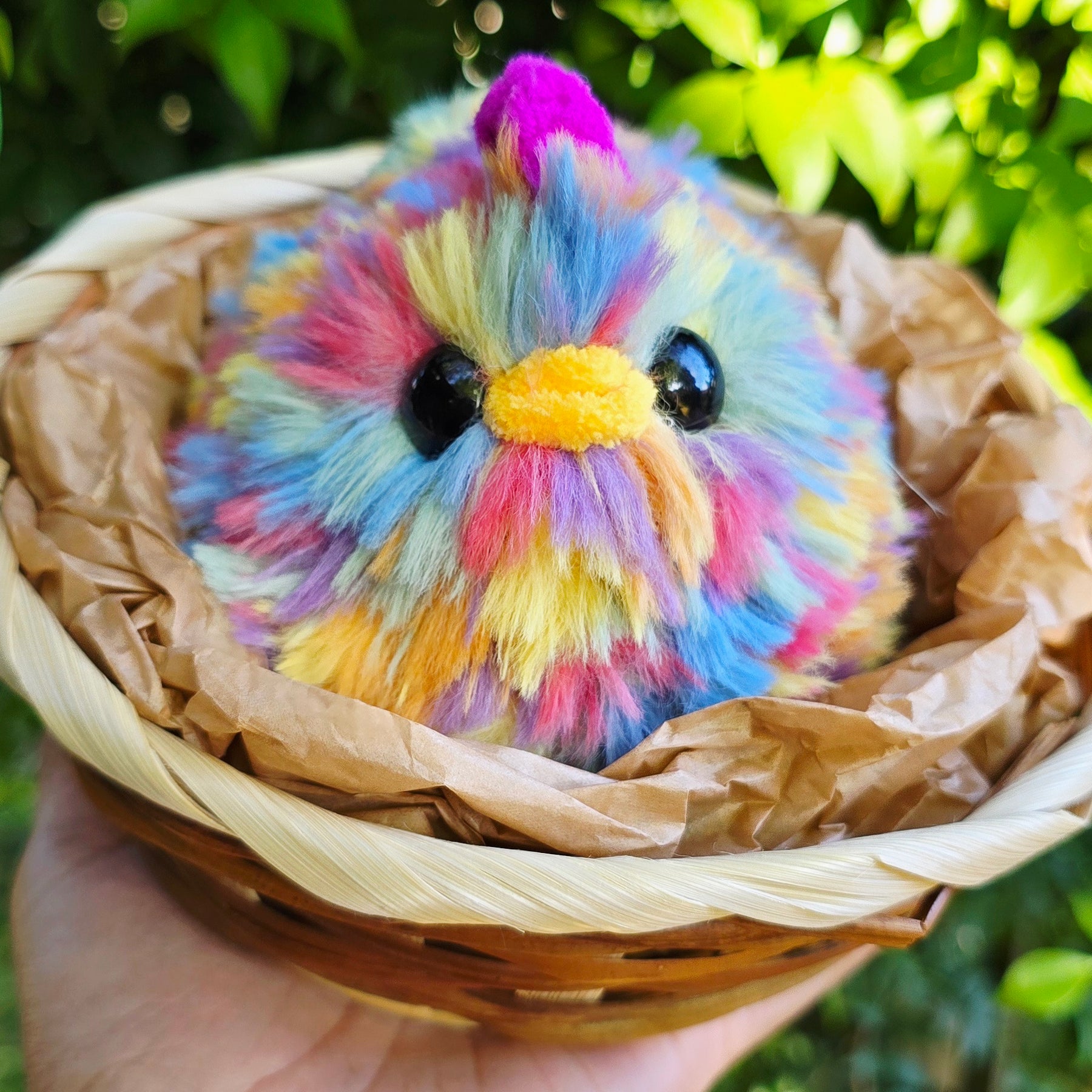 Rainbow Sprinkles (Crochet Chicken)