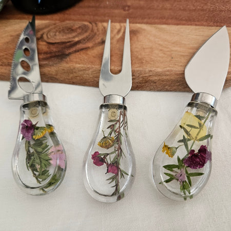 AUSTRALIAN NATIVE FLOWER  Charcuterie Set - 3 Pcs