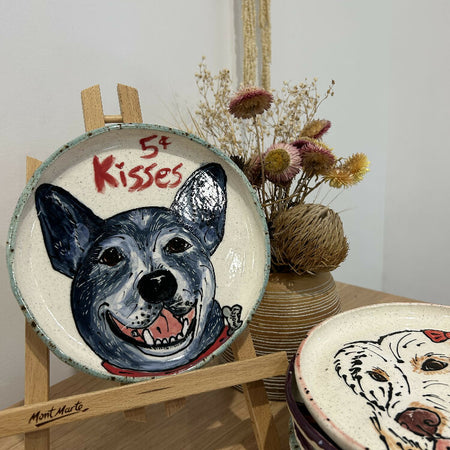 Custom Personalised Pet Portrait Plates