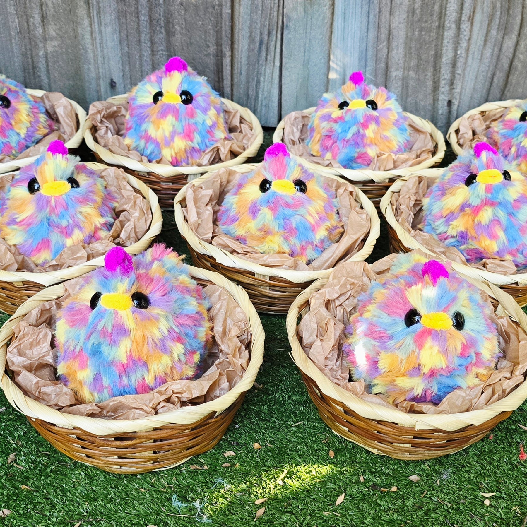 Rainbow Sprinkles (Crochet Chicken)