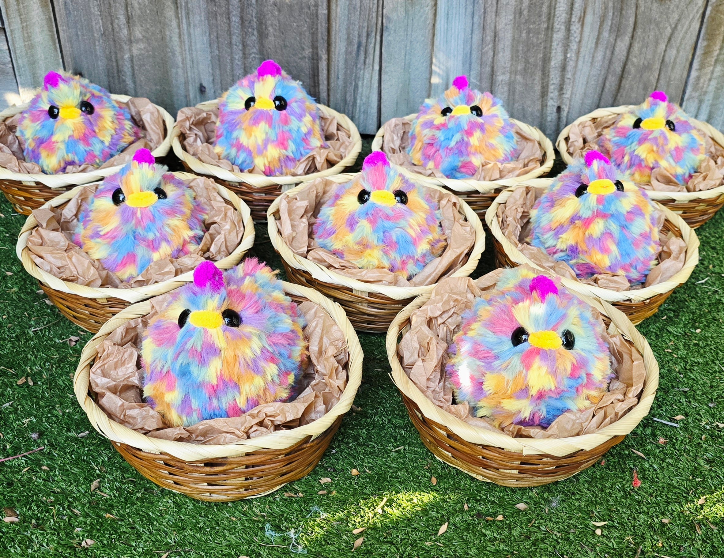 Rainbow Sprinkles (Crochet Chicken)