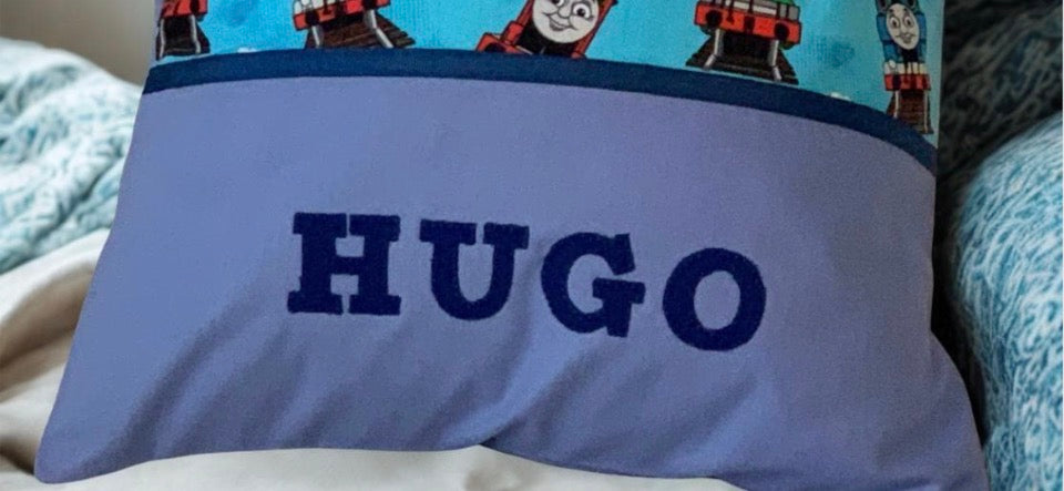 Childrens Cushion Cover, Handmade, Personalised