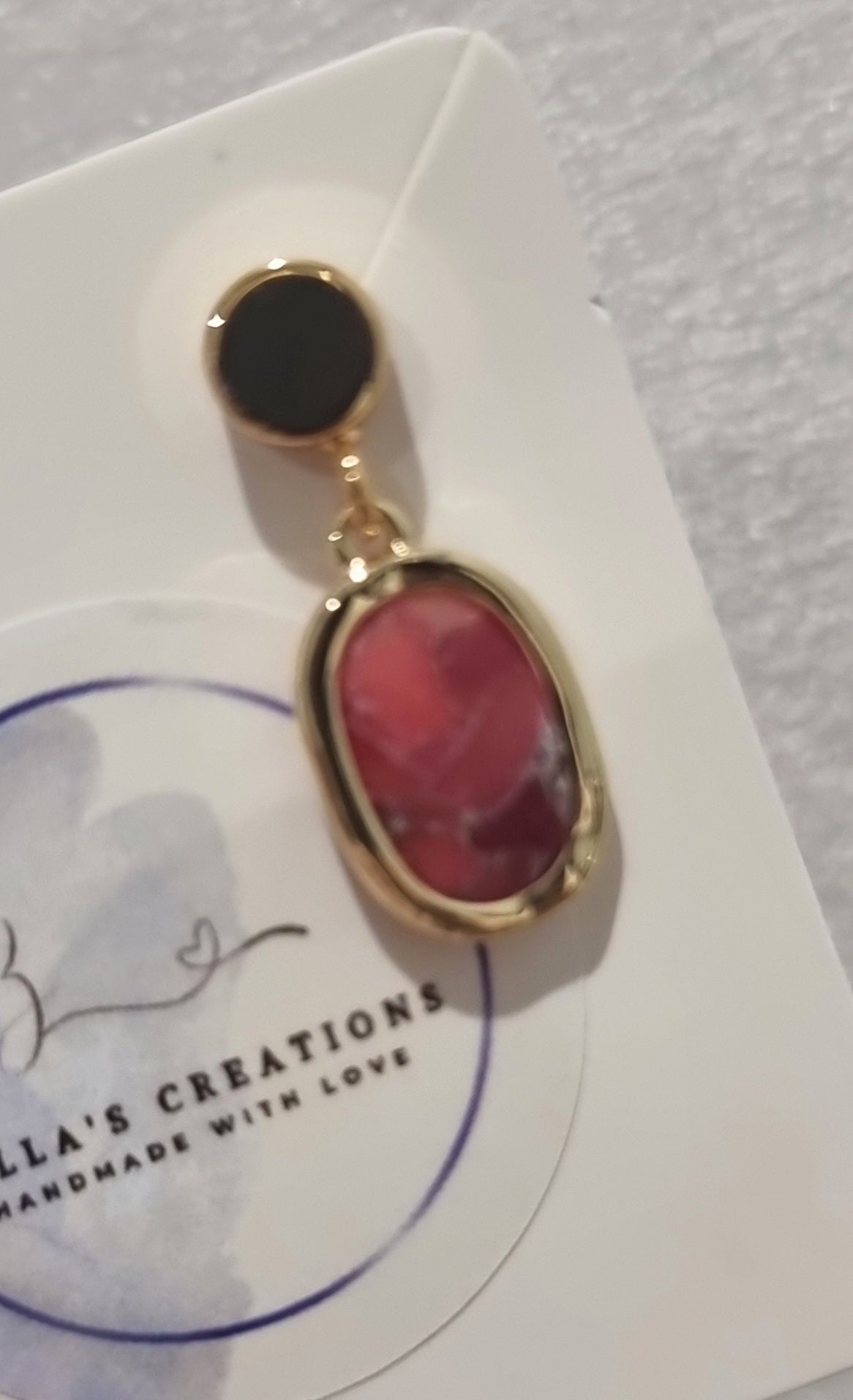 Rose Ember Dangles