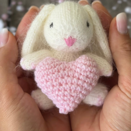 A little bunny, a tiny heart, and a whole lot of love 💕