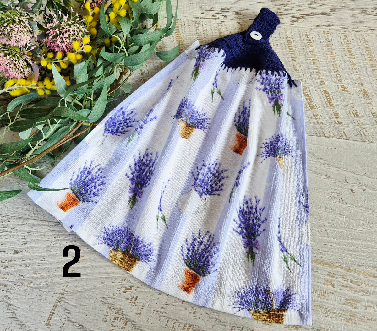 Kitchen Hand Towel | Hanging | Cotton | SINGLE LAYER | 9 Styles - 1-9