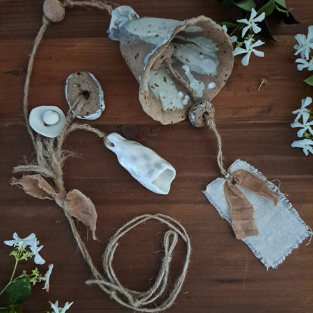 Contemporary Hanging Wall Art - Bells, Chimes, Beads