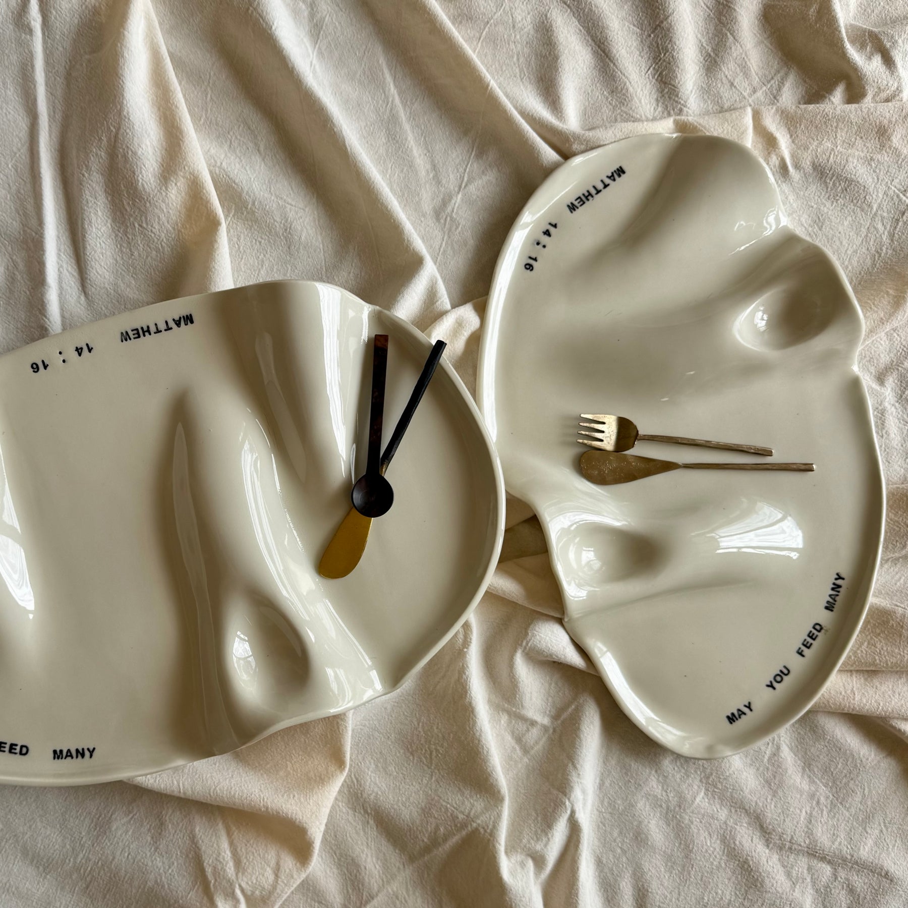 Custom Order for Michelle | Ceramic Organic Grazing Platter | May You Feed Many