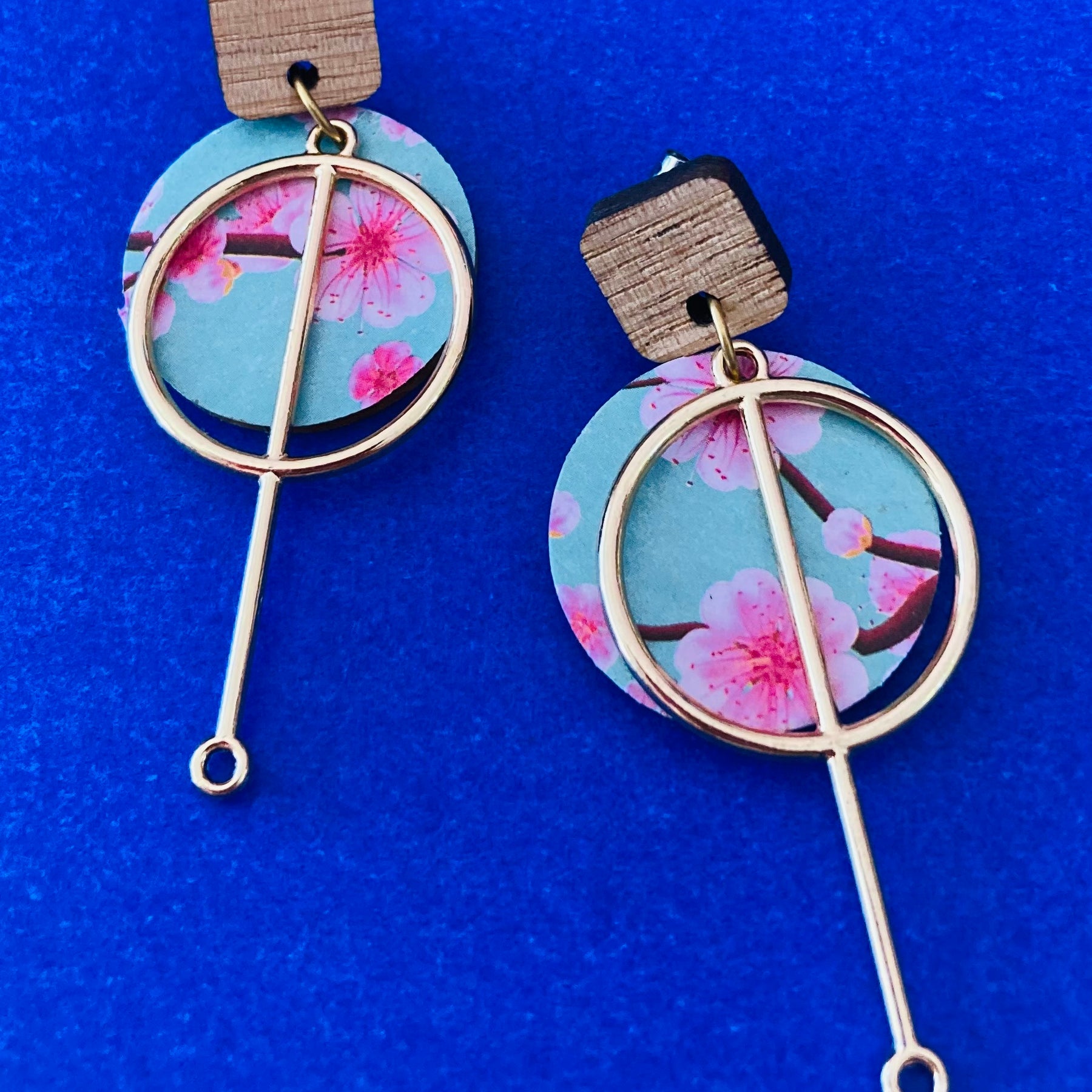 Japanese blossom earrings