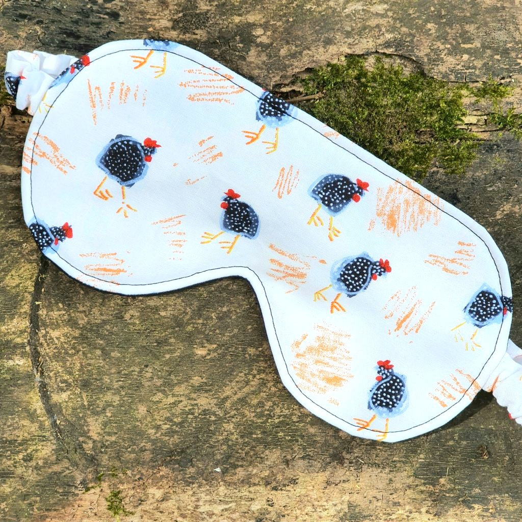 Eye Mask/Sleep Mask - Tutti Fruitti or Chickens (2 Options)