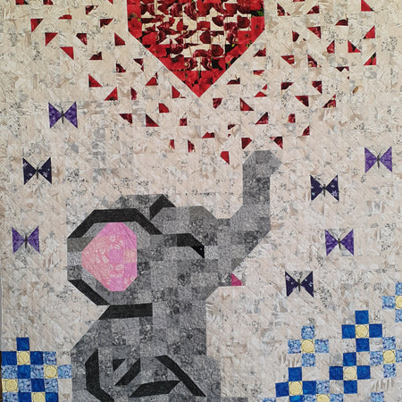 Nellie the Elephant Patchwork Quilt Pattern