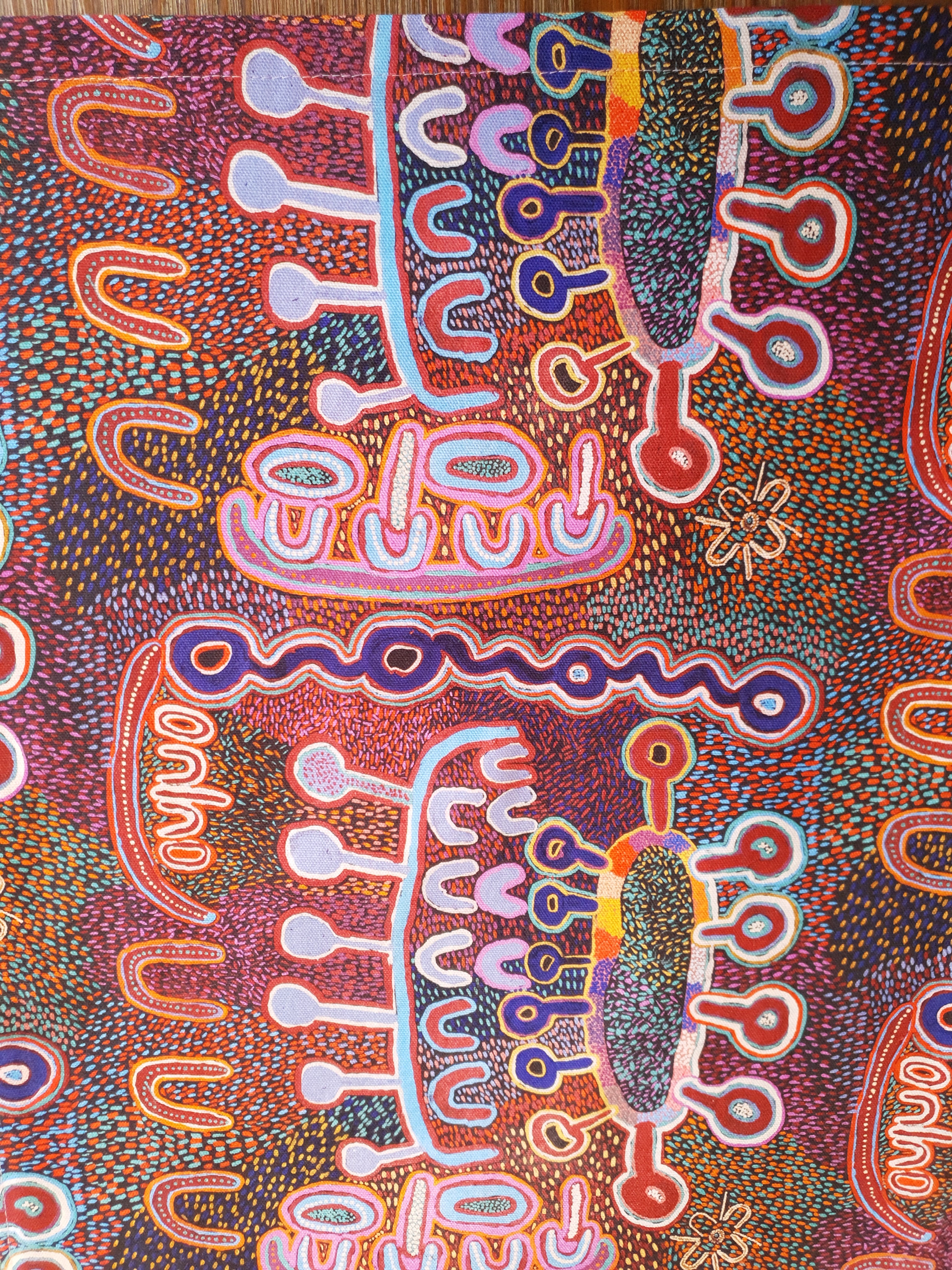 Indigenous Table runner - Warlu Water Dreaming