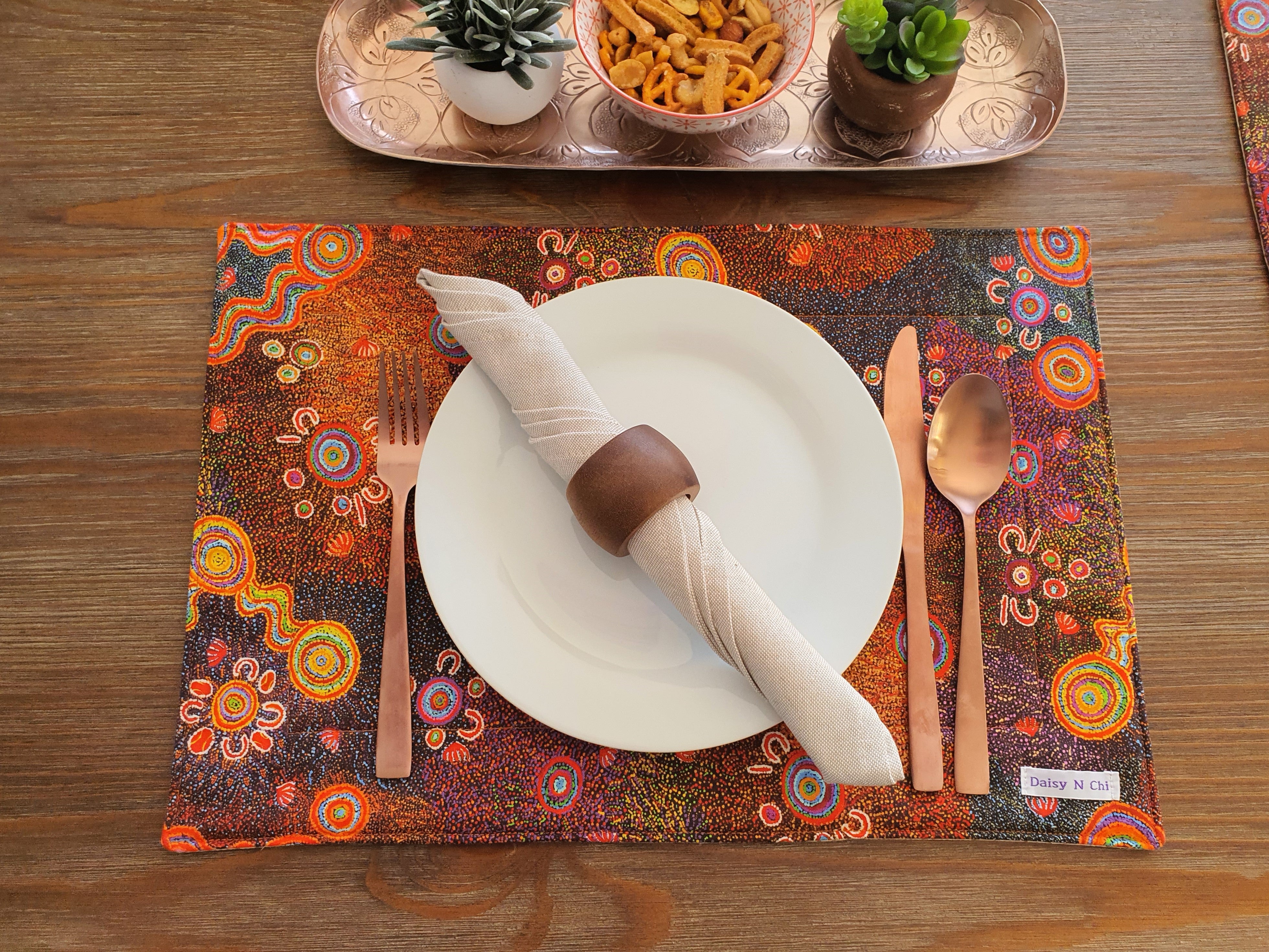 Indigenous Placemats - Goanna Dreaming