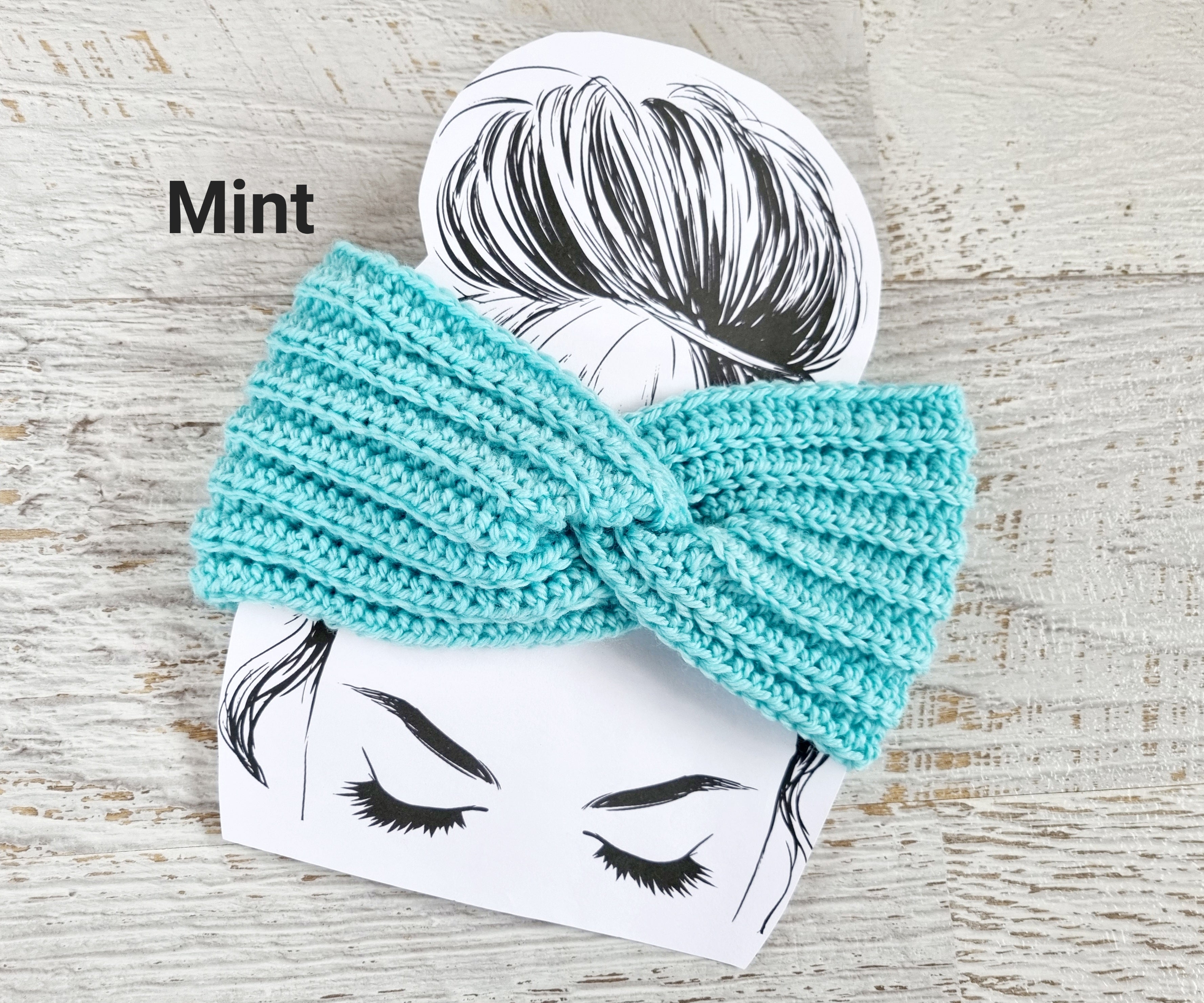 Ladies Headband | Earwarmer | Vintage | Handmade |100% Pure Australian Wool