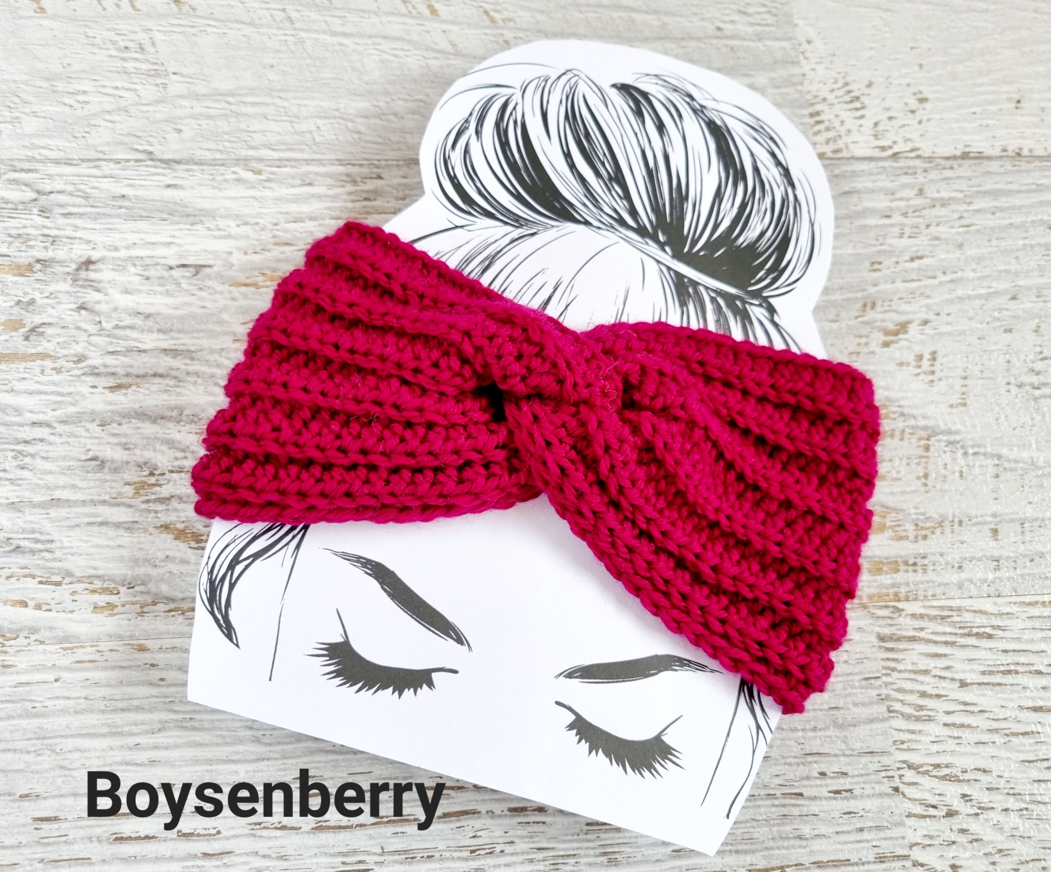 Ladies Headband | Earwarmer | Vintage | Handmade |100% Pure Australian Wool