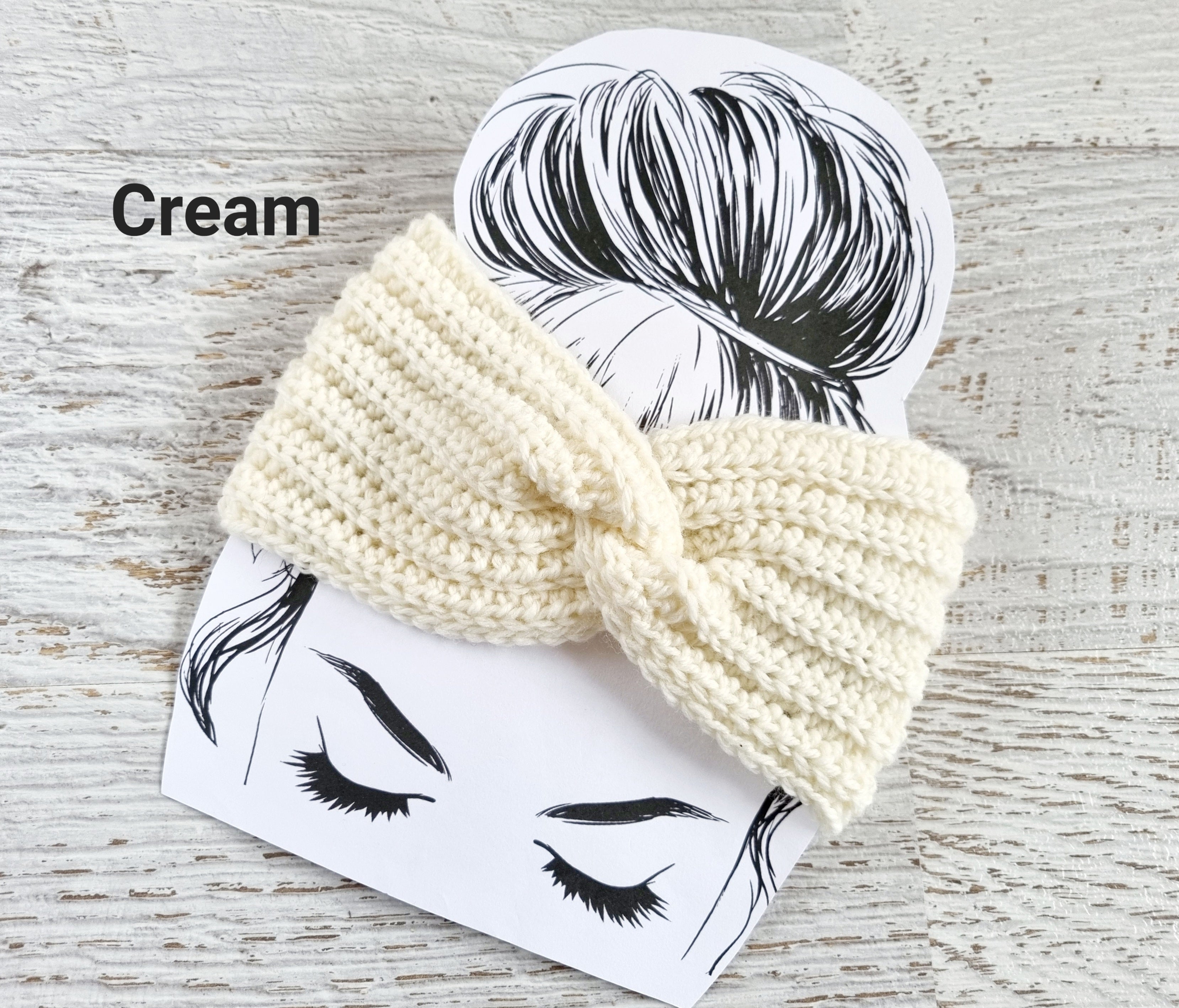 Ladies Headband | Earwarmer | Vintage | Handmade |100% Pure Australian Wool