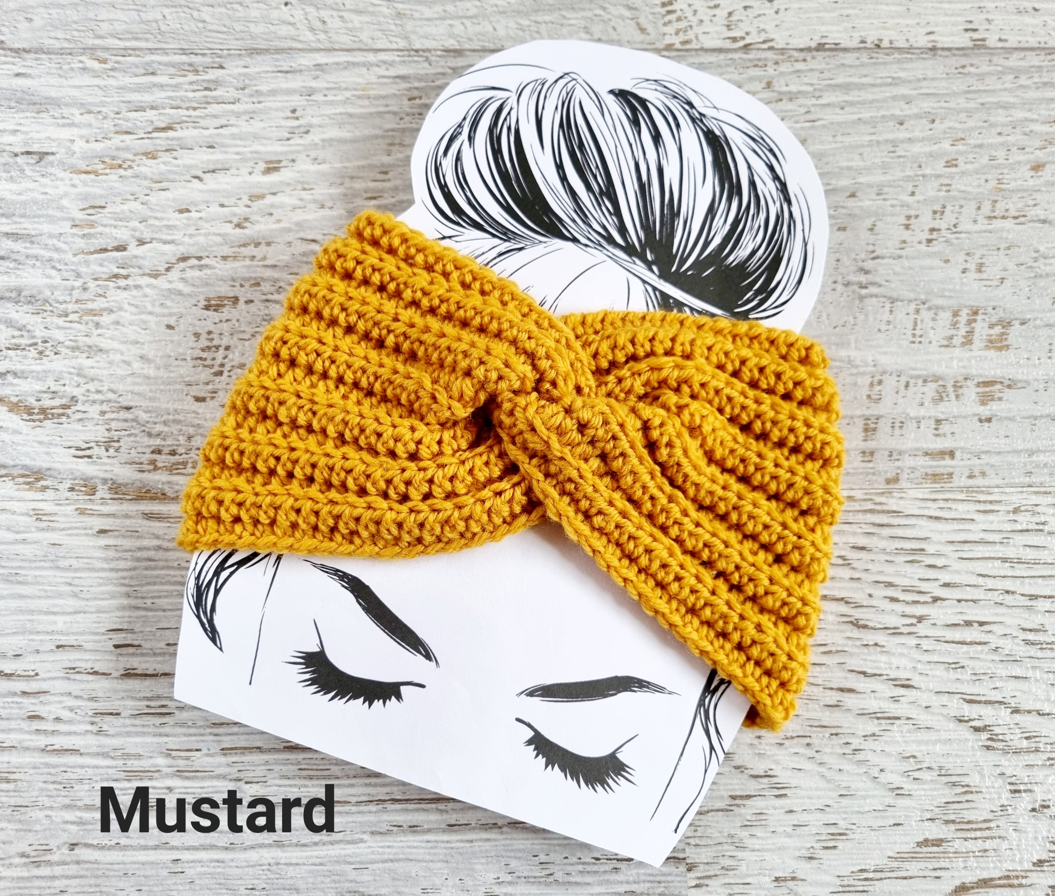 Ladies Headband | Earwarmer | Vintage | Handmade |100% Pure Australian Wool