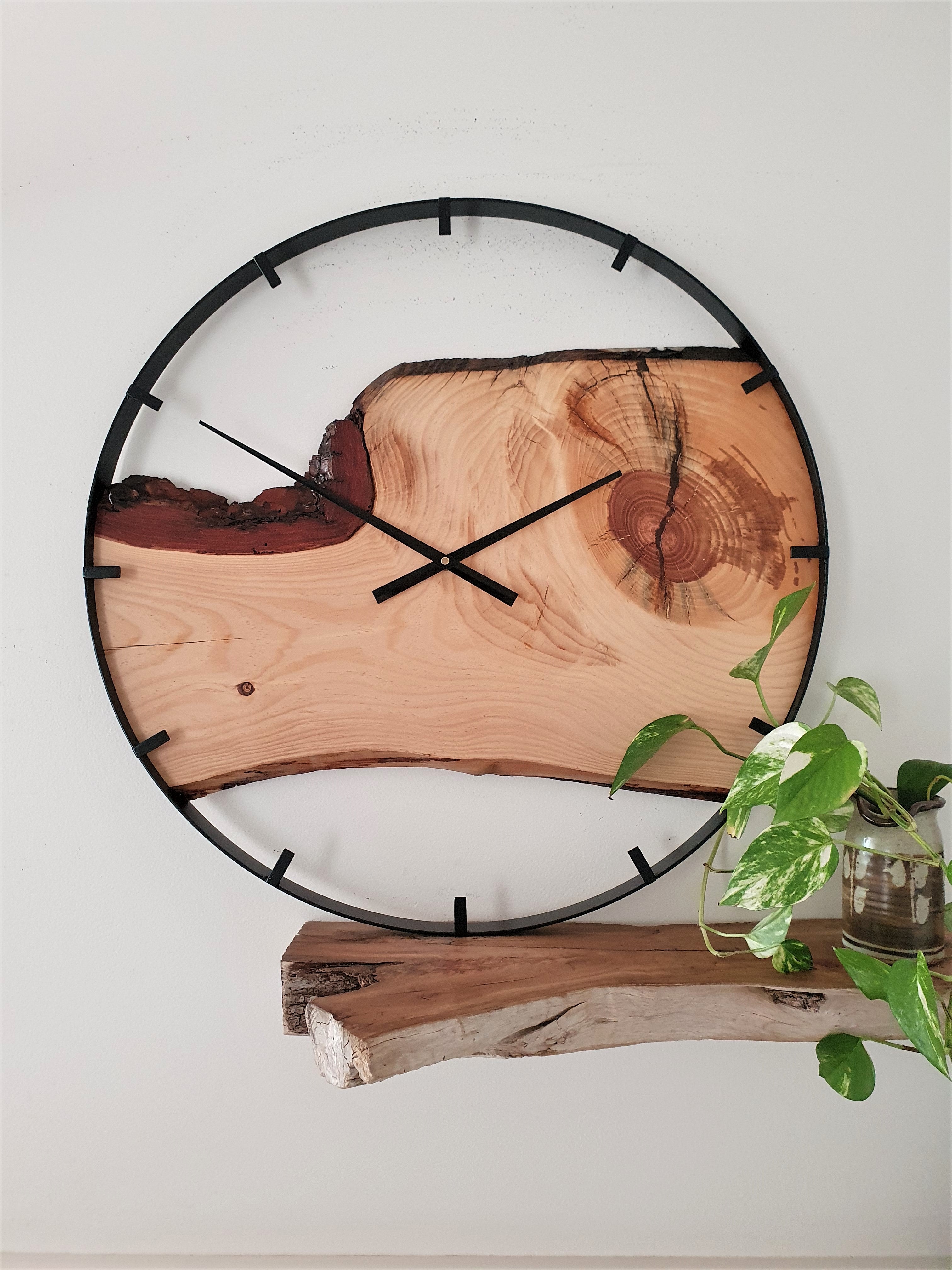 Custom Wooden Wall Clock, Australian Made Gift for 5th Wedding Anniversary, Personal Gift for Wedding , Statement present for Wood Lover