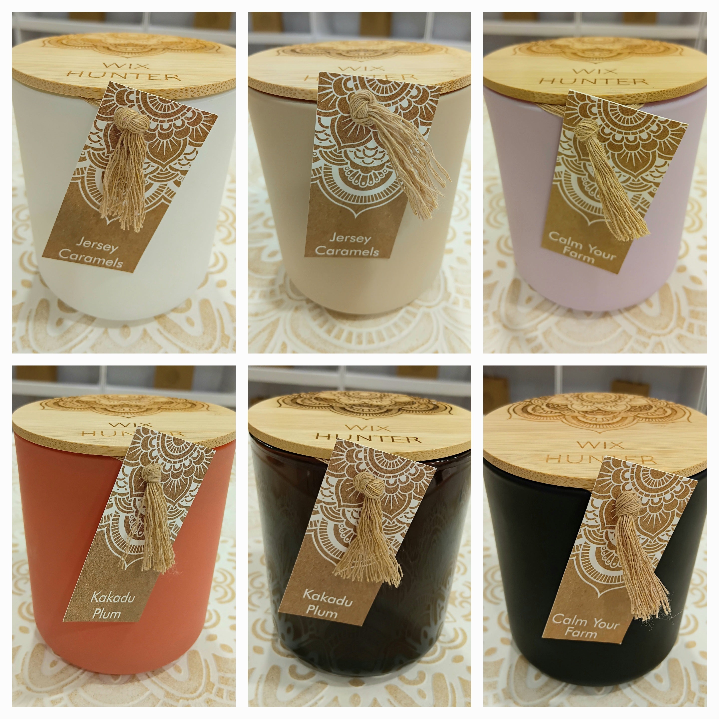 Urban Soy Candle Collection Hand poured Candle - Matte White Colour Jar