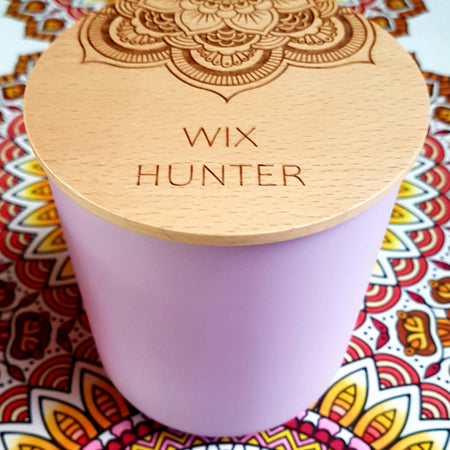 Urban Soy Candle Collection Hand poured Candle - Matte Lilac Colour Jar