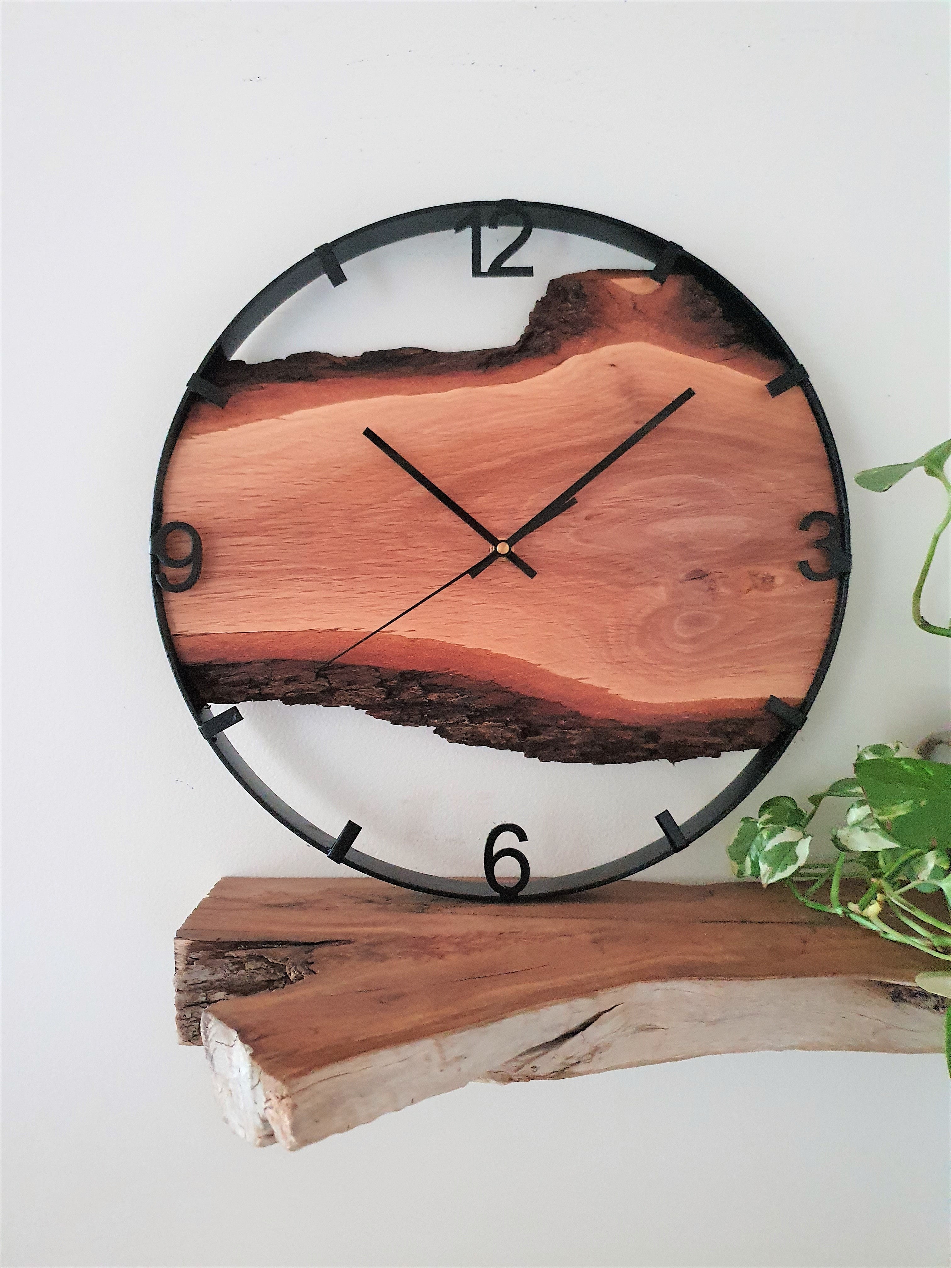 Custom Wooden Wall Clock, Australian Made Gift for 5th Wedding Anniversary, Personal Gift for Wedding , Statement present for Wood Lover