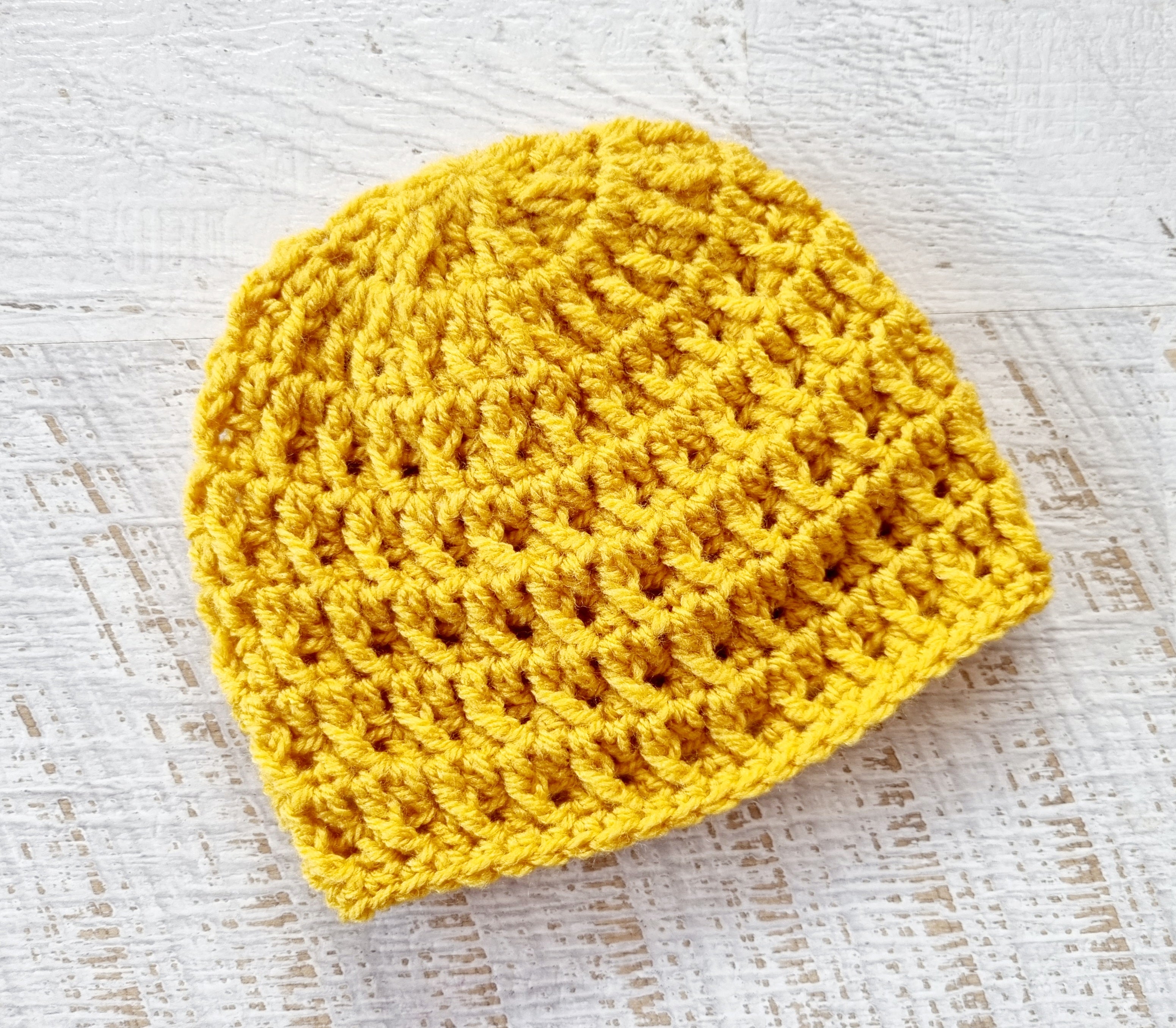 Baby Beanie | Vintage | Newborn | Handmade | Crochet | Knit | Hat
