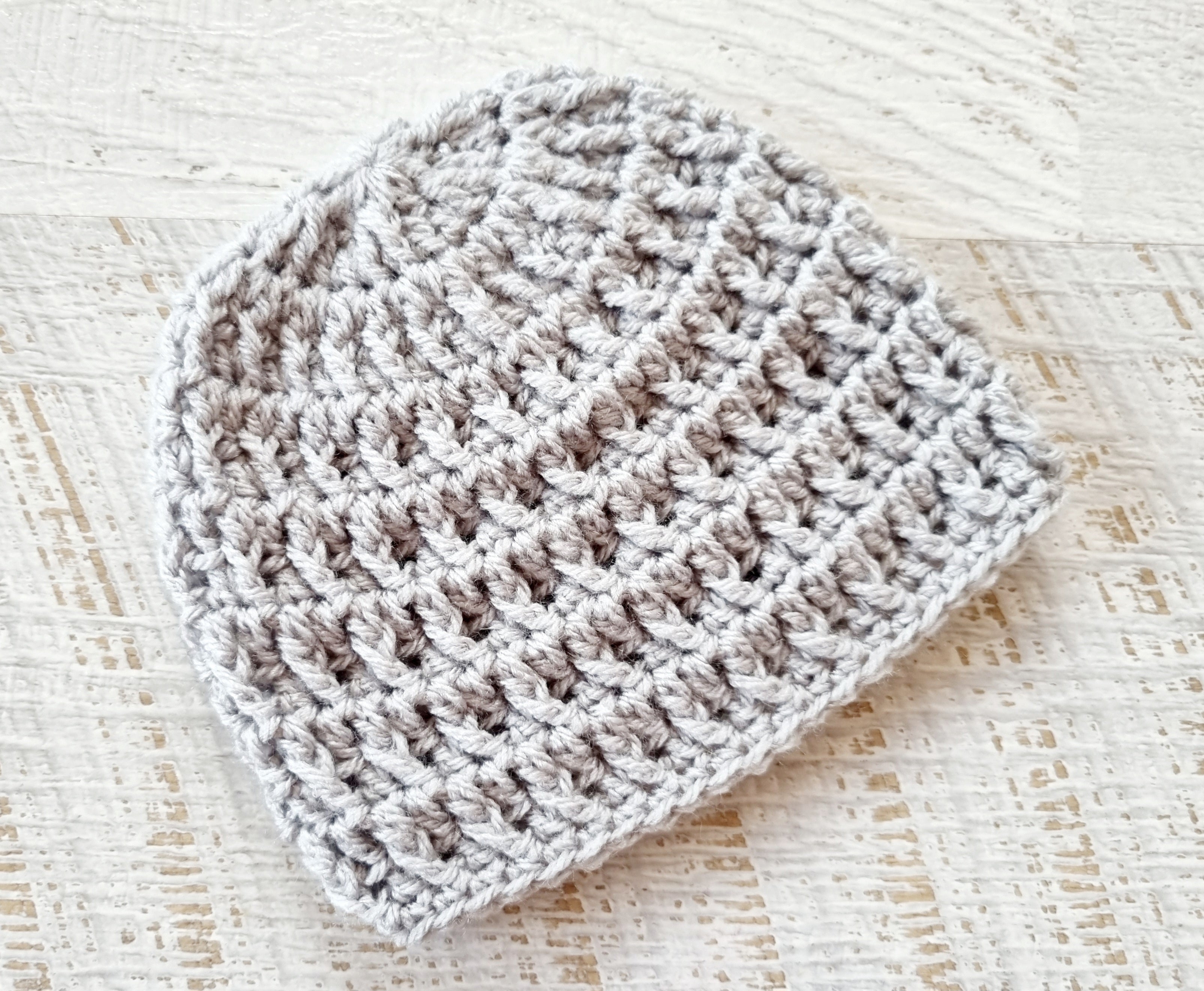 Baby Beanie | Vintage | Newborn | Handmade | Crochet | Knit | Hat