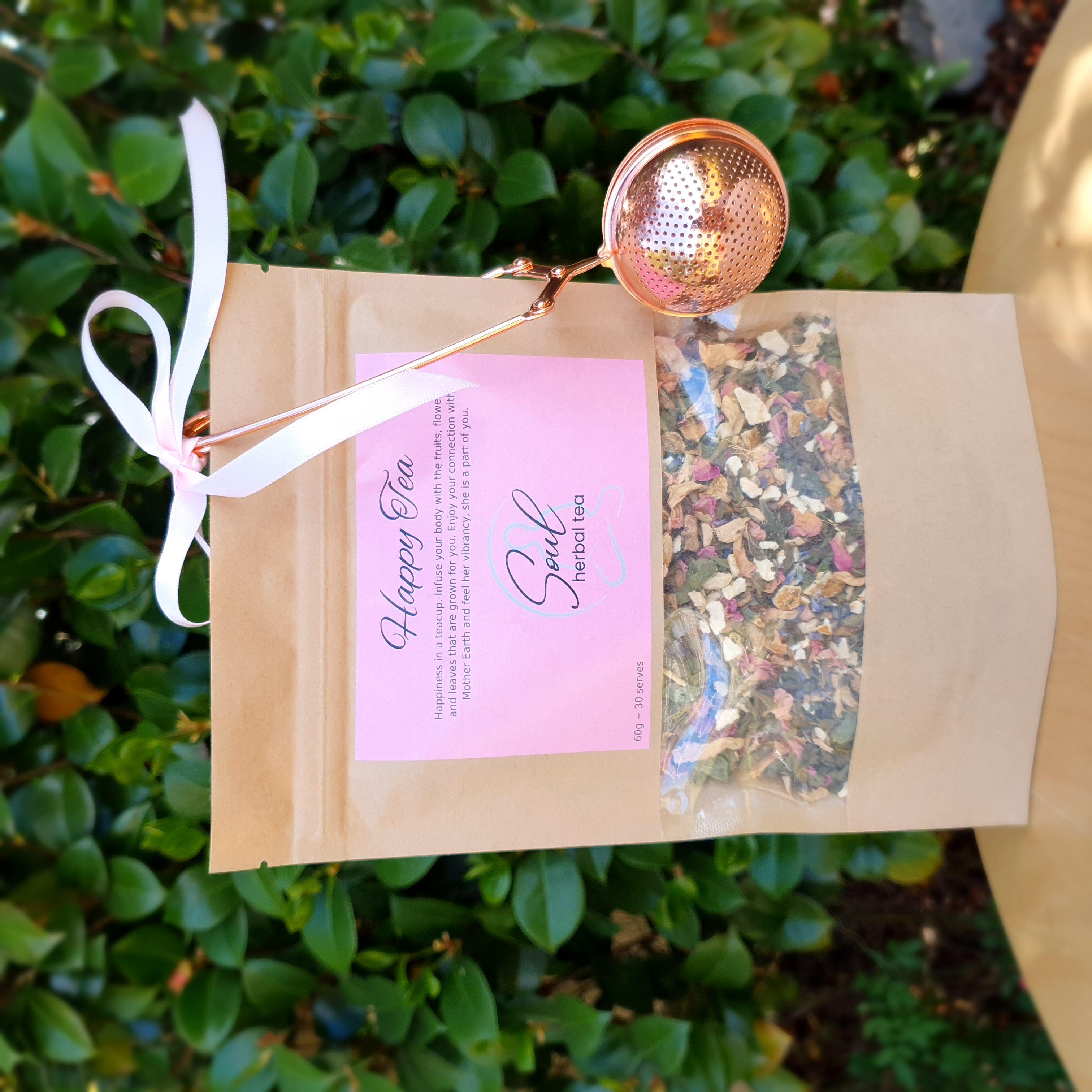 Soul Herbal Tea & Rose Gold Infuser GIFT BUNDLE