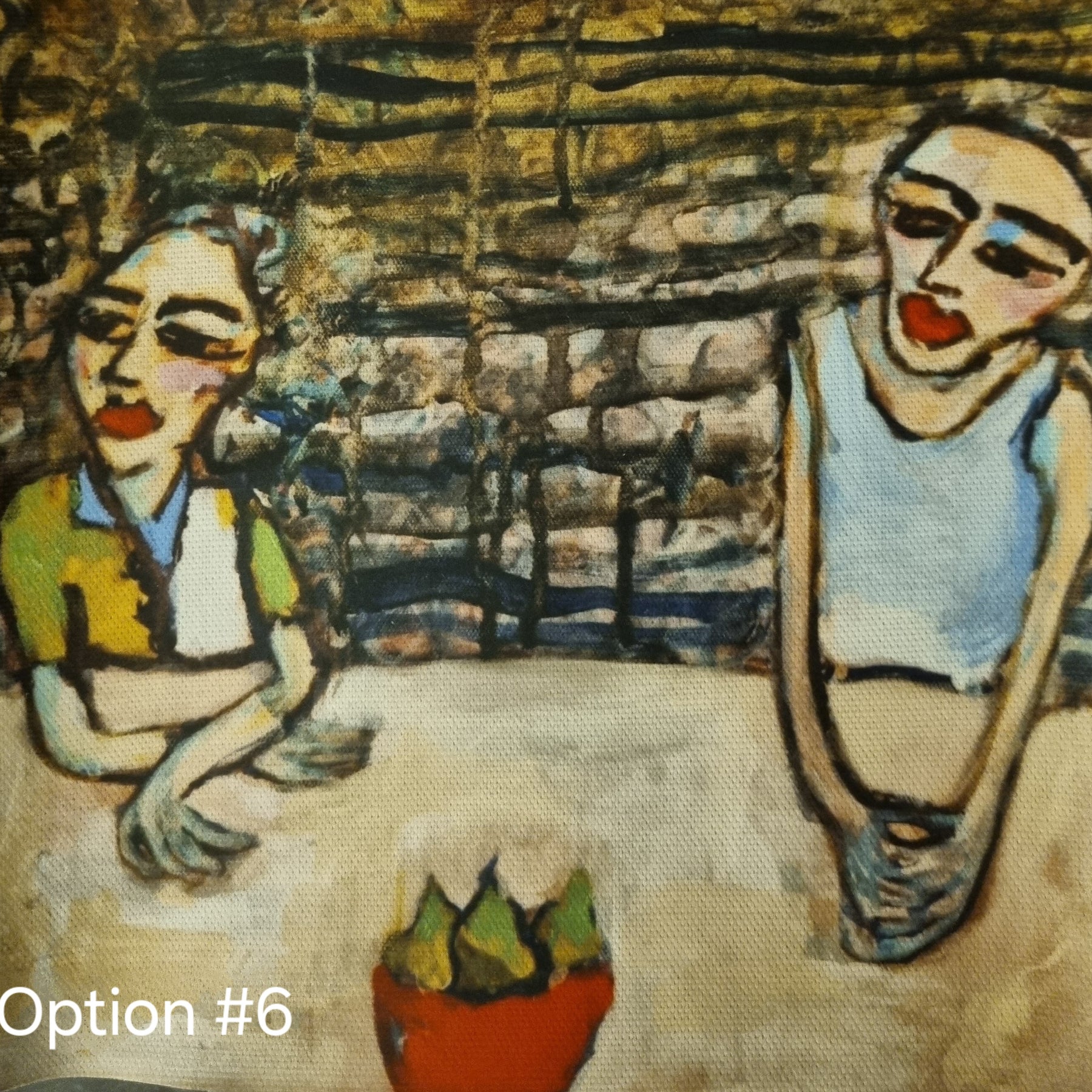 Oil-cloth Lunchbag, various artworks, individually made, various