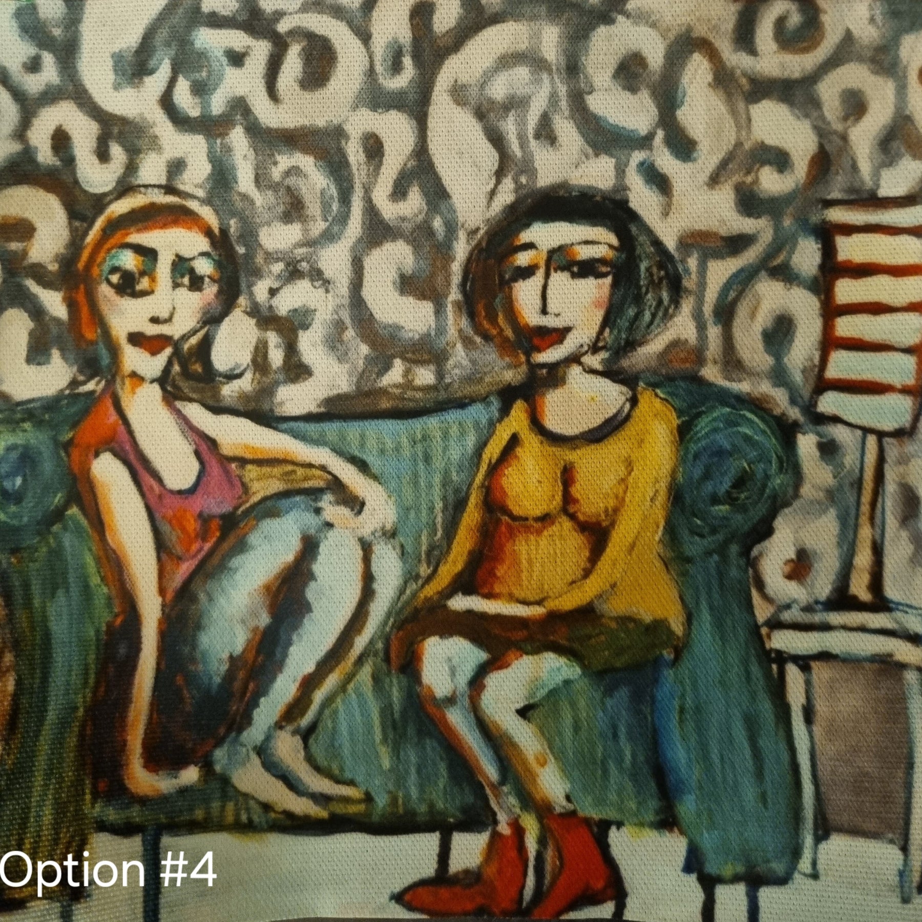 Oil-cloth Lunchbag, various artworks, individually made, various