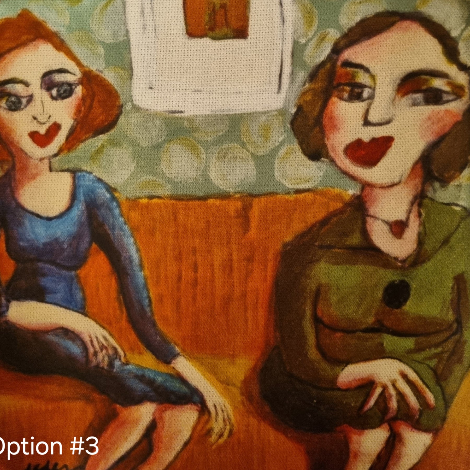 Oil-cloth Lunchbag, various artworks, individually made, various