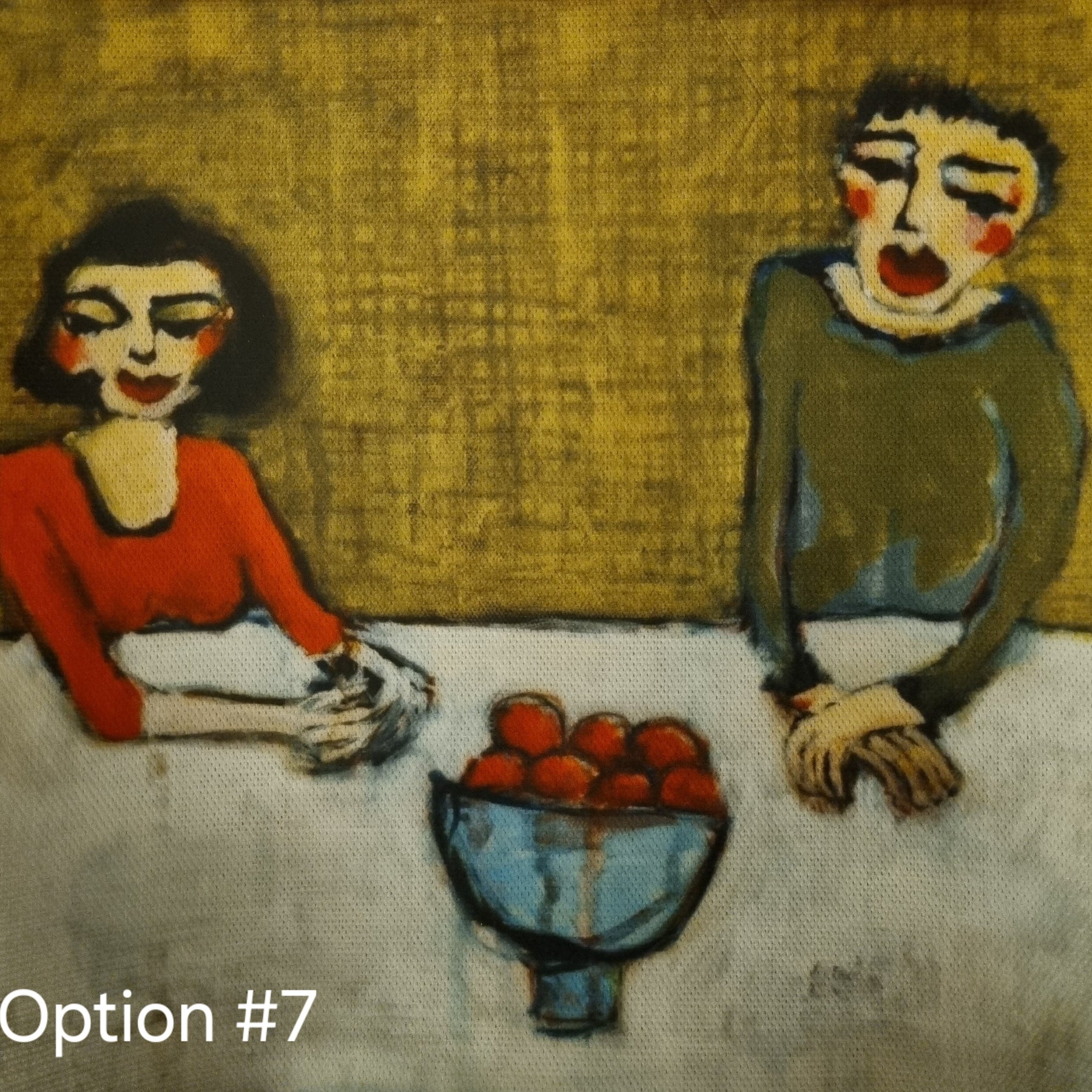 Oil-cloth Lunchbag, various artworks, individually made, various