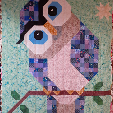 Olivia the Quirky Owl Patchwork Quilt Pattern