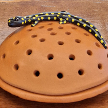 Mosquito Coil Holder Yellow Spotted Gecko
