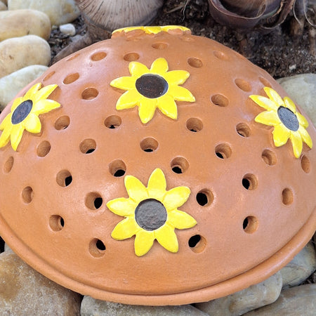 Mosquito Coil Holder with built in stand, Sunflower