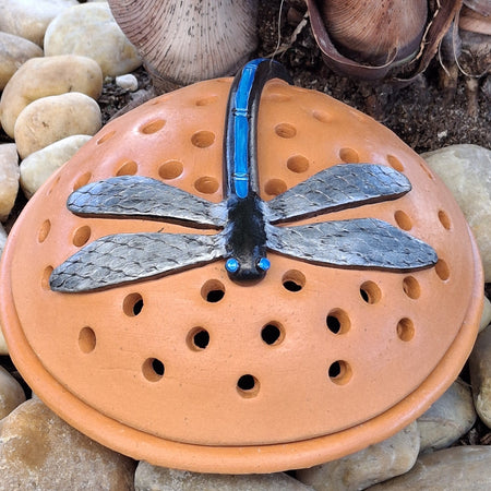 Mosquito Coil Holder with built in stand, Dragonfly Design