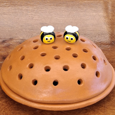 Mosquito Coil Holder with built in stand, Bee