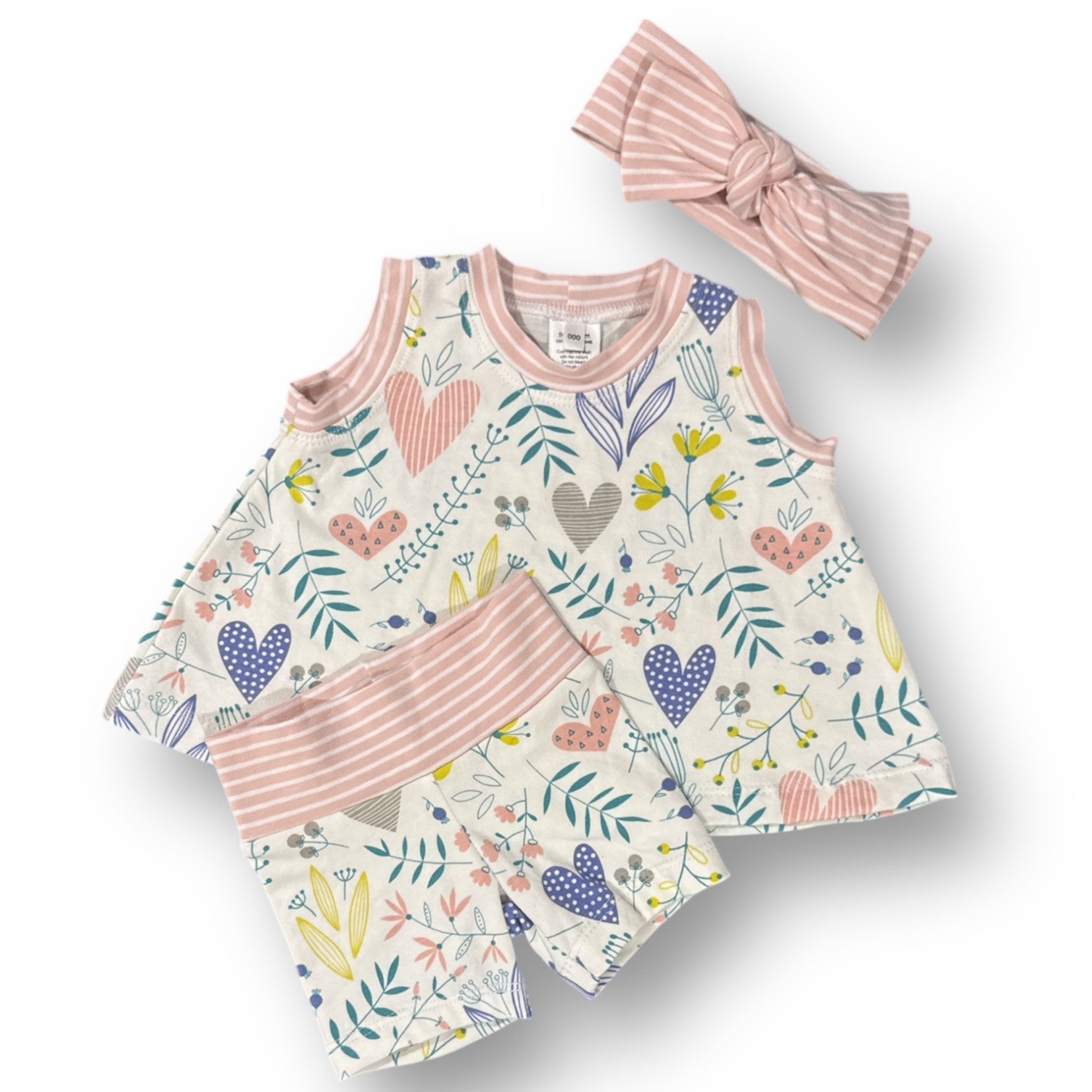 SIZE 000 Hearts and Flowers Swing SET