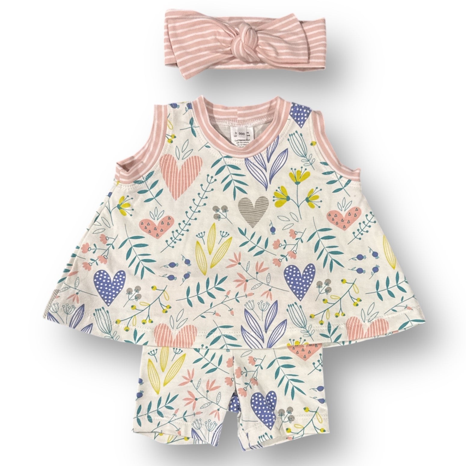 SIZE 000 Hearts and Flowers Swing SET