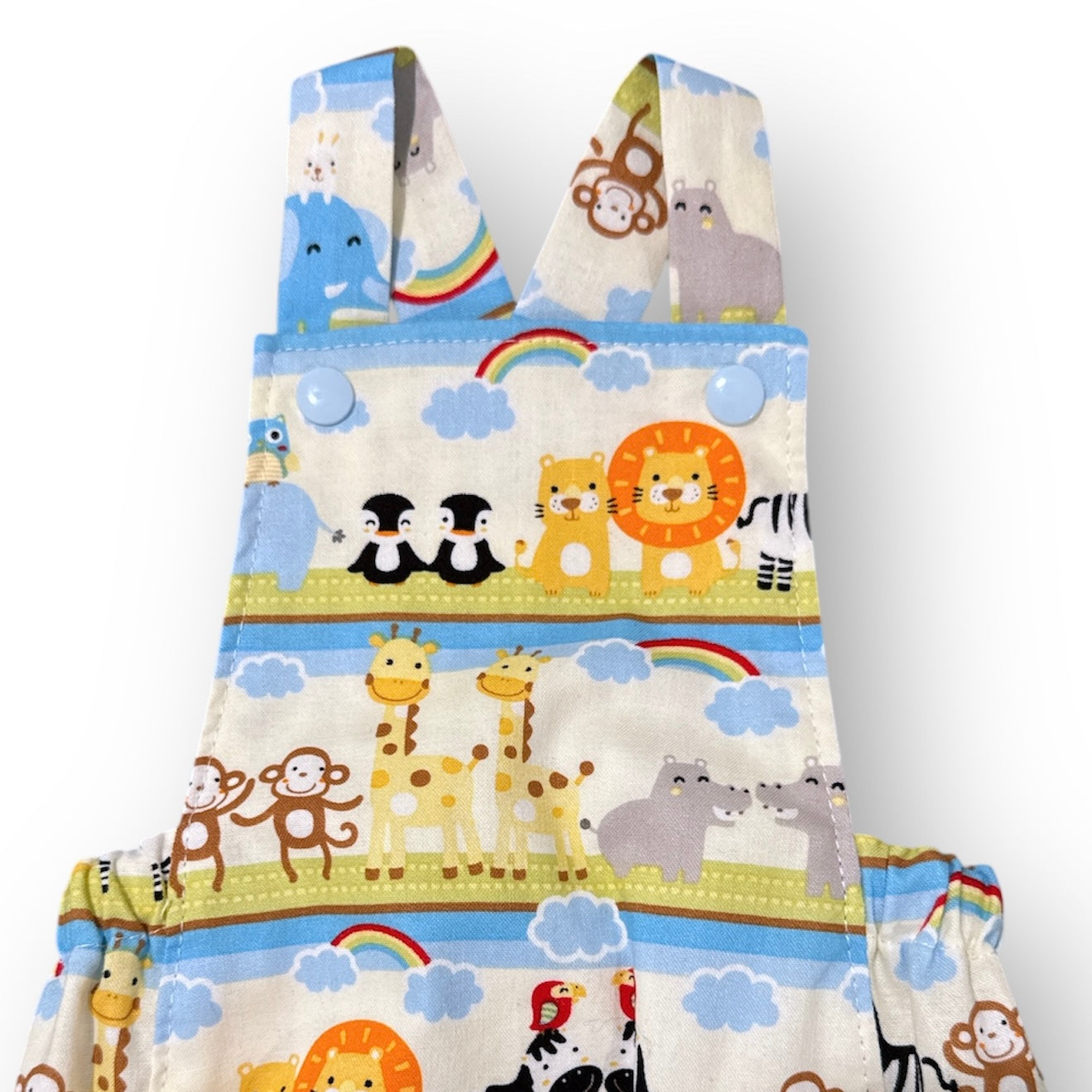 Cotton Print Basic Cotton Overall Playsuit (SIZES 000-0)