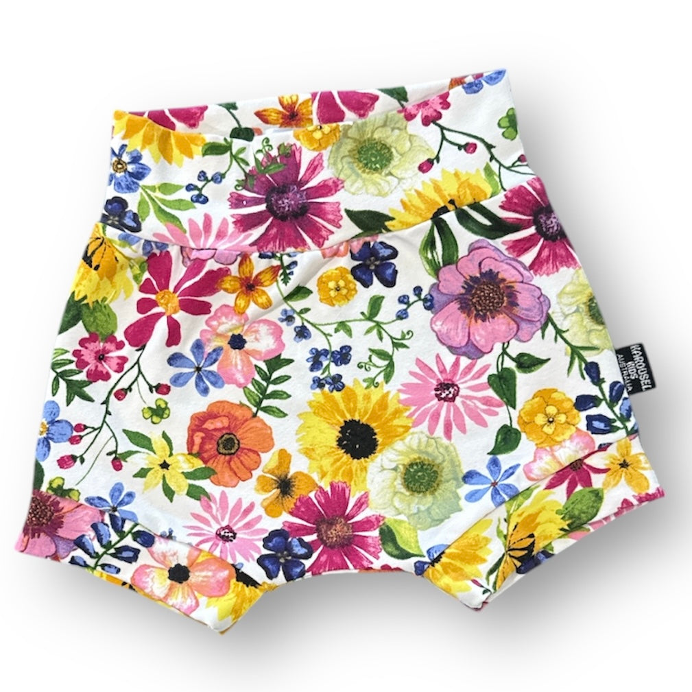 Flowers All Over Organic Cotton Baby Set or Romper