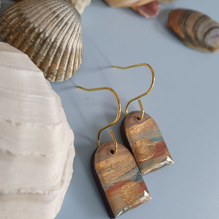 The Sea Dreams Collection | Resin art earrings | Part 1 | Small dangles | Pendants