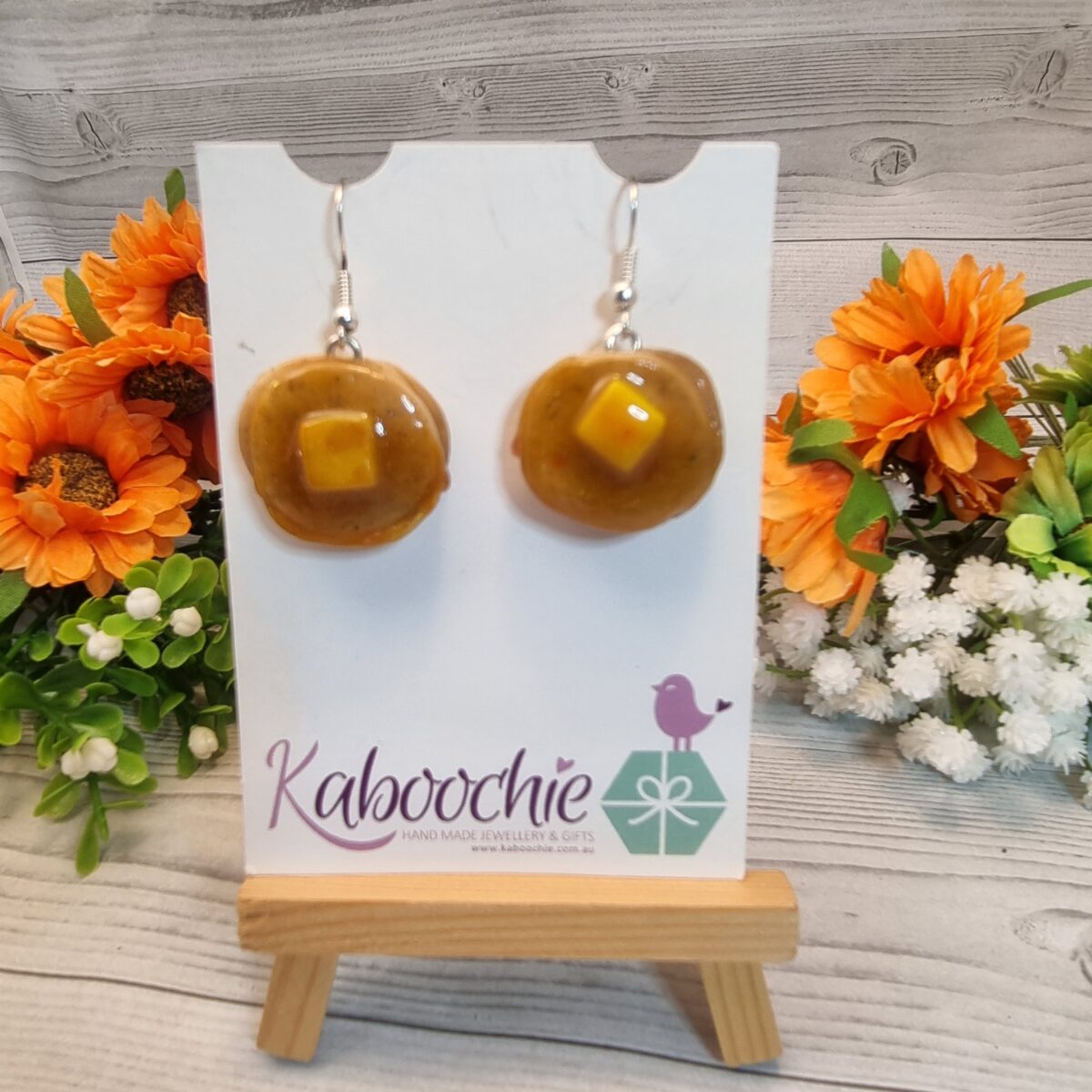 Novelty Miniature Food Earrings - Biscuits, Pancakes, Muffins, Hotdogs, donuts, lemons