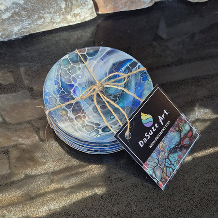 Deep Blue Sea 6 Piece Coaster Set