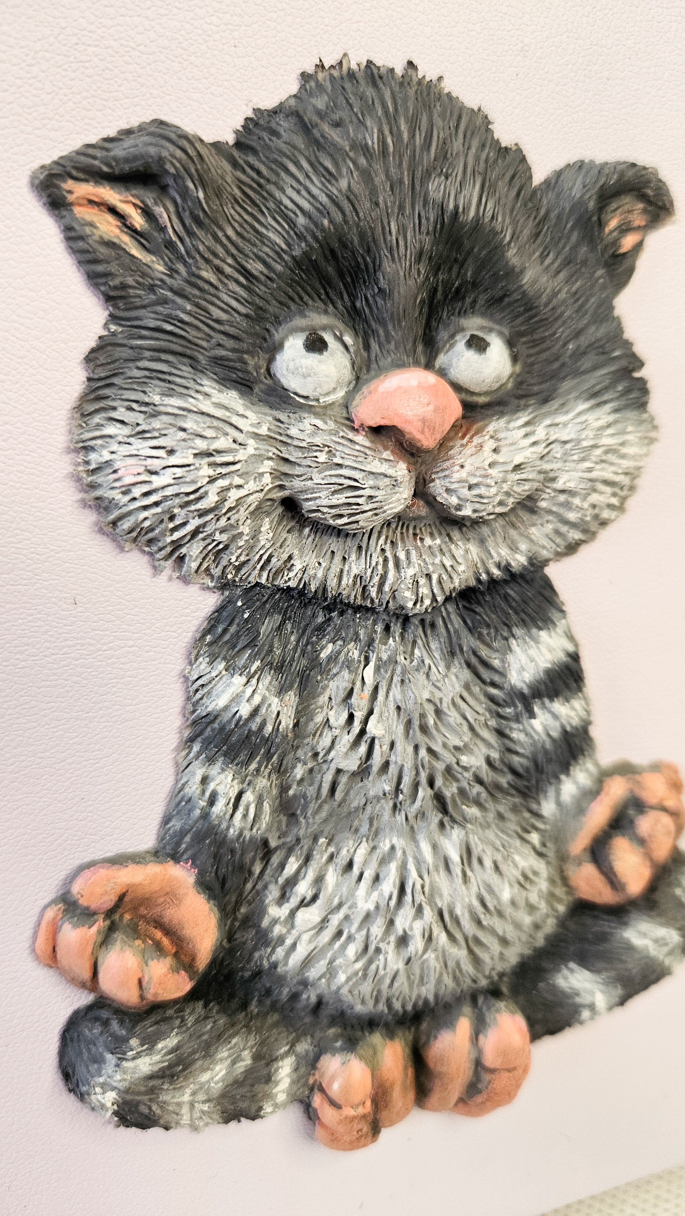 Customised Notebook A6 with handsculpted polymer clay decoration