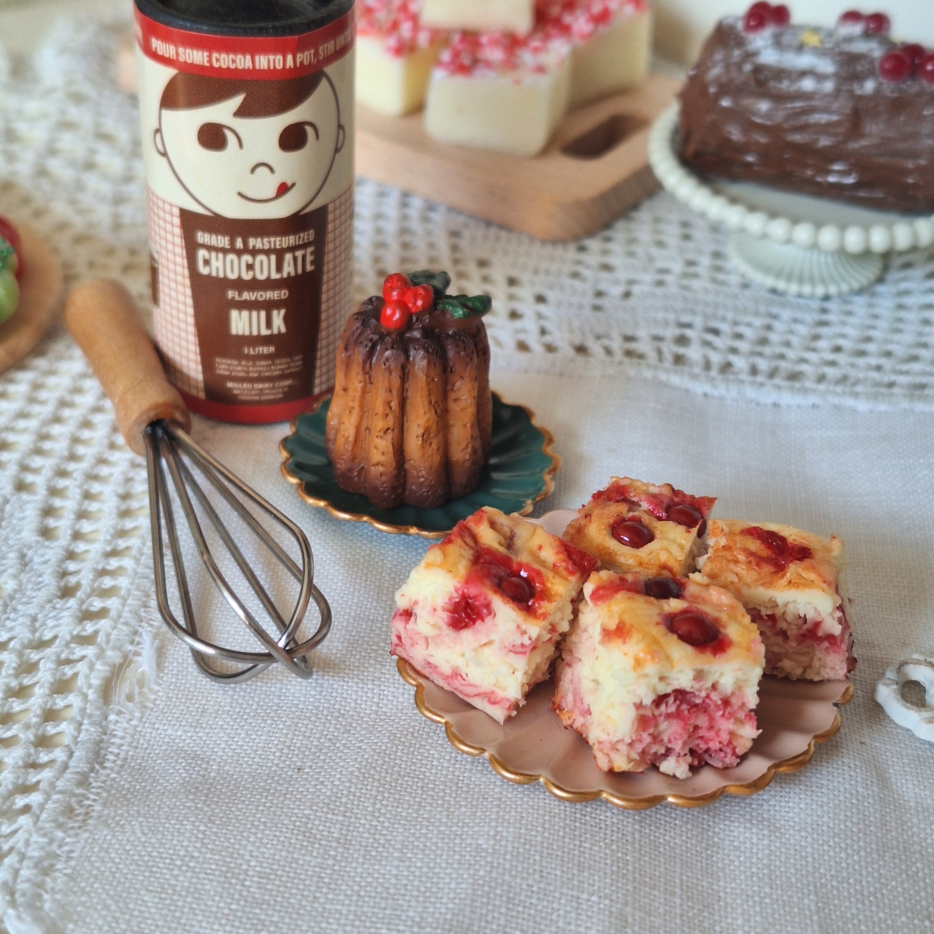 3 Pcs CRANBERRY CAKE