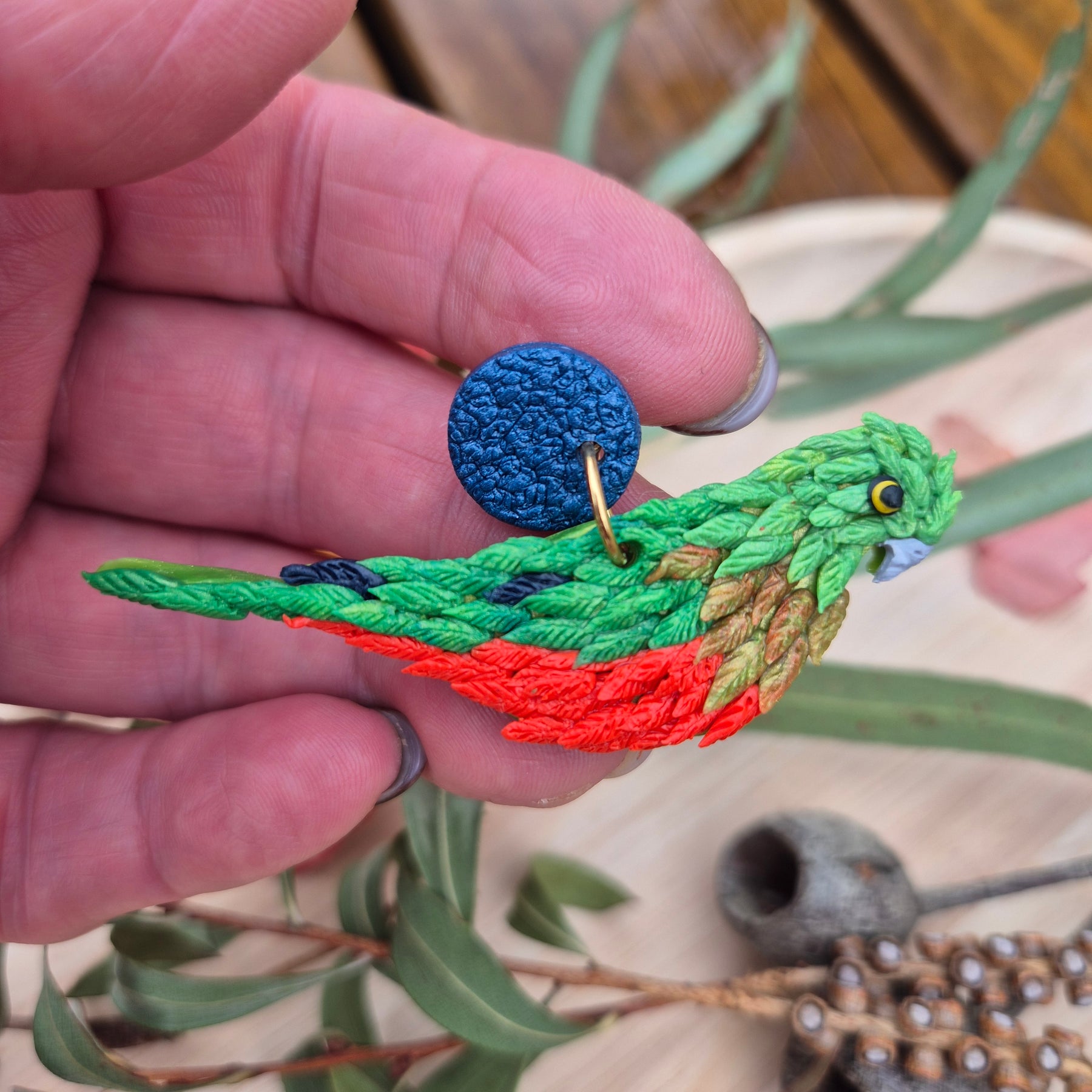 King Parrot Dangle Earrings (choice of 3)